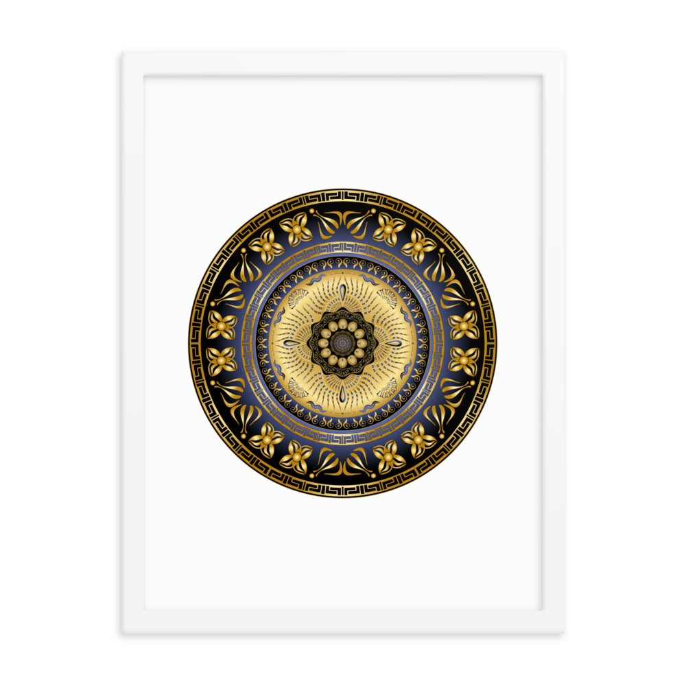 Framed poster Mandala Circularium No 2515 Free Shipping