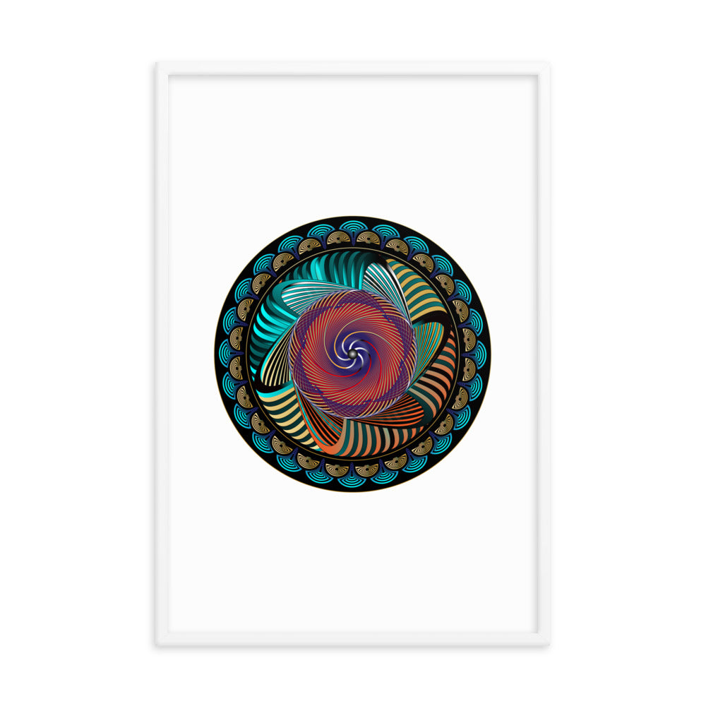 Framed poster Mandala Circularium No 2269 Free Shipping