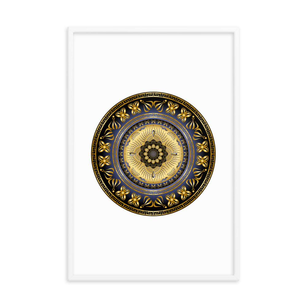 Framed poster Mandala Circularium No 2515 Free Shipping