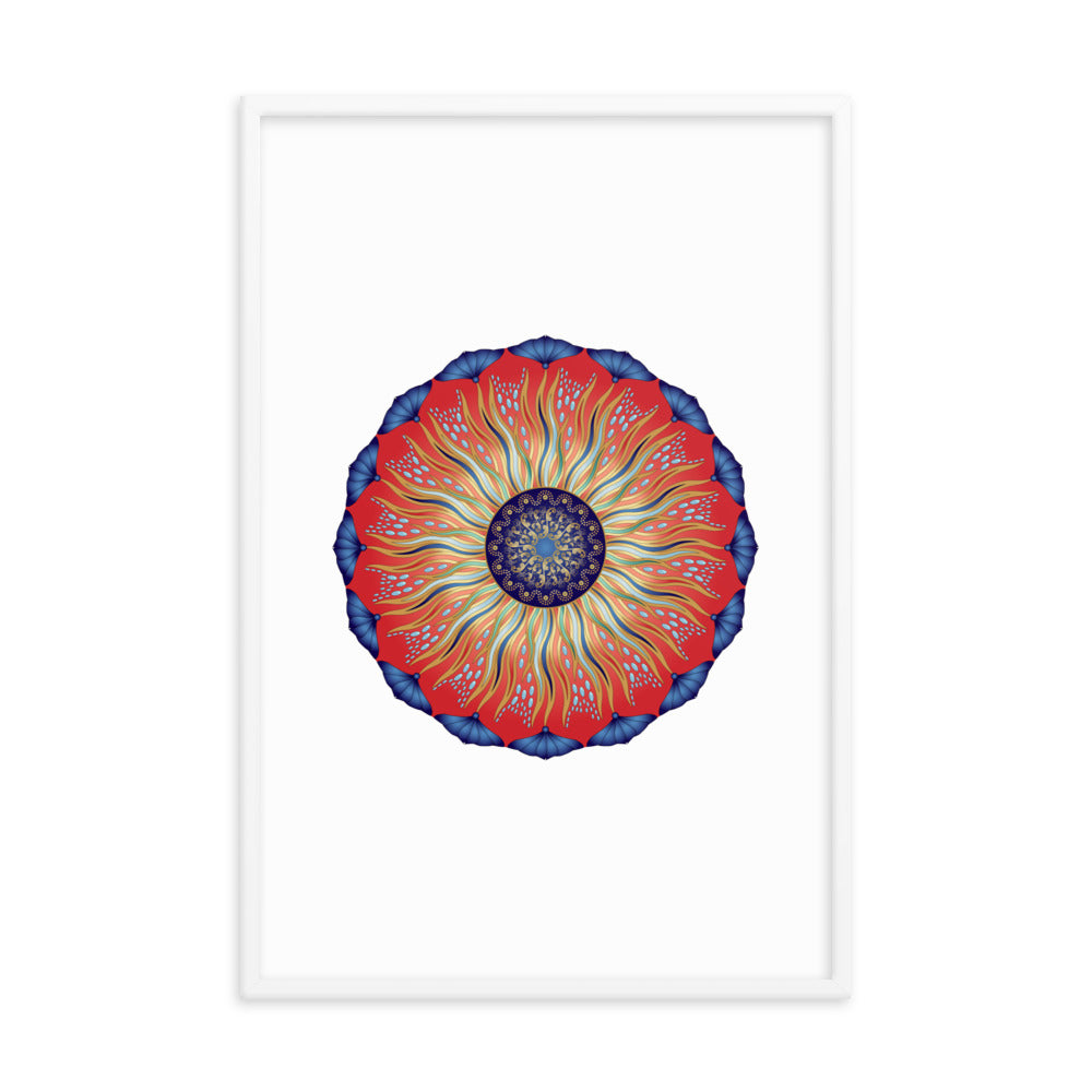 Framed poster Mandala Circularium No 2626 Free Shipping