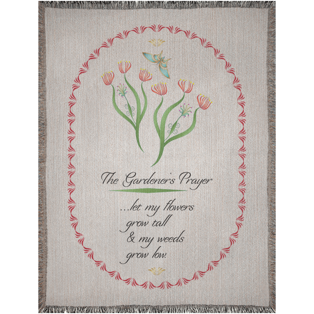 Woven Blankets Kukloso 'The Gardener's Prayer' -  Free Shipping