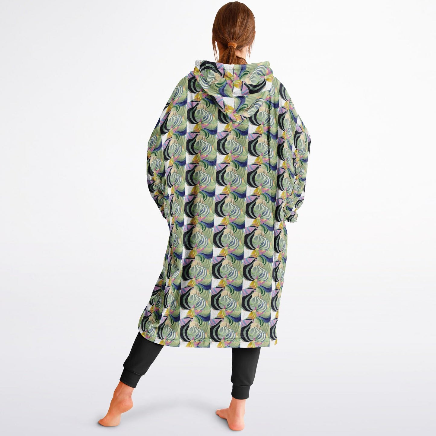 Snug Hoodie Economy - AOP Kukloso Ice Cream Swirls No 42 - Free Shipping