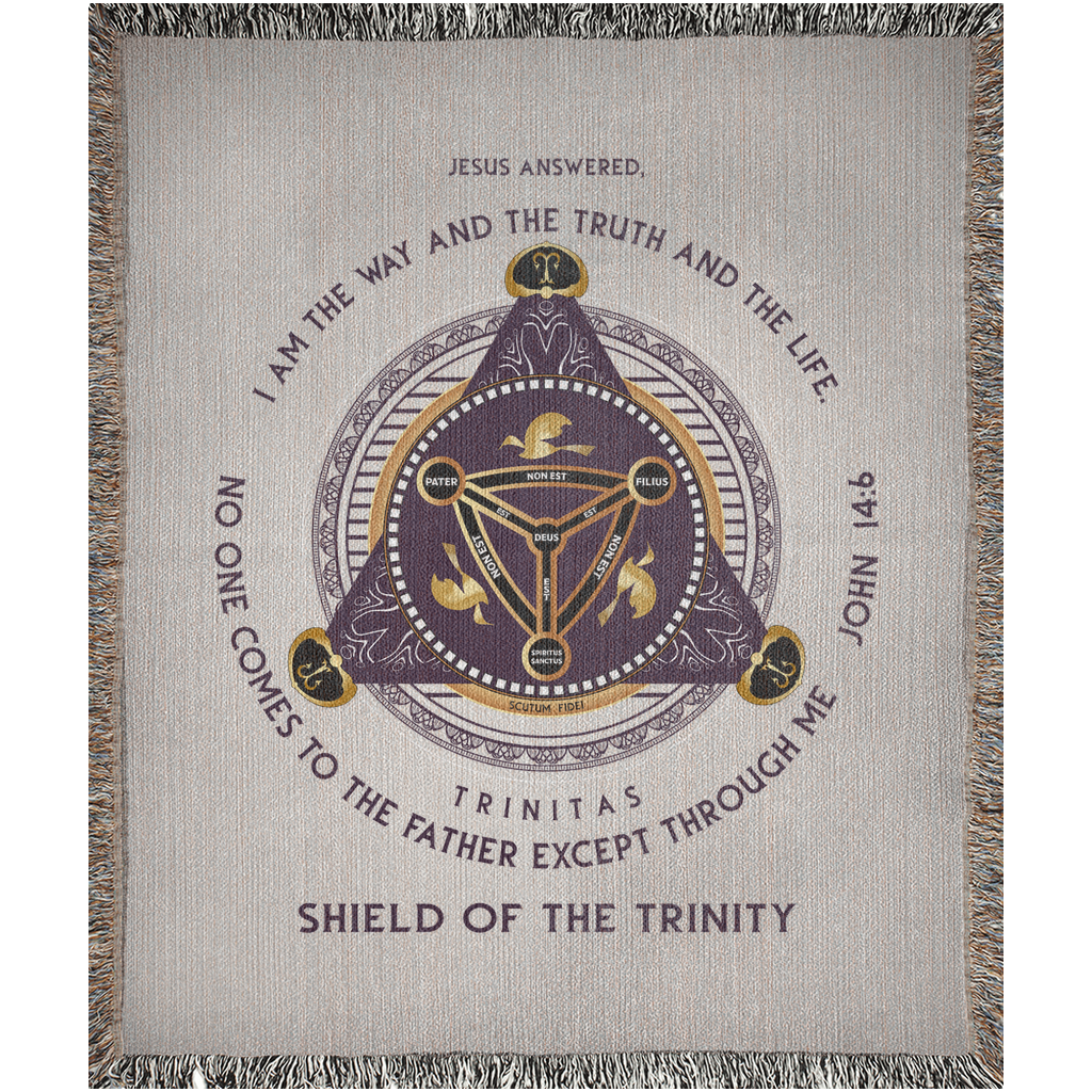 Woven Blankets  Kukloso 'The Shield of Trinity' - Free Shipping