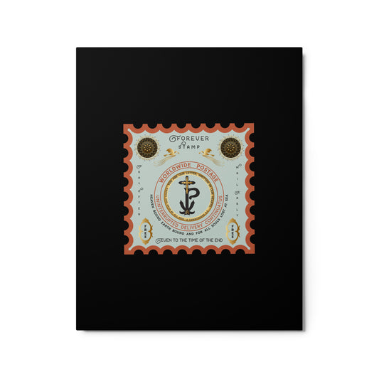 Metal prints Christian theme ' Forever Stamp ' Free Shipping