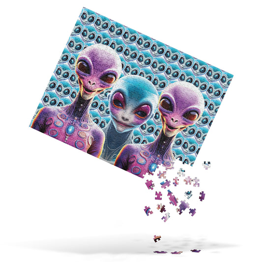 Jigsaw puzzle Kukloso 'Three Space Ladies' No 1 - Free Shipping