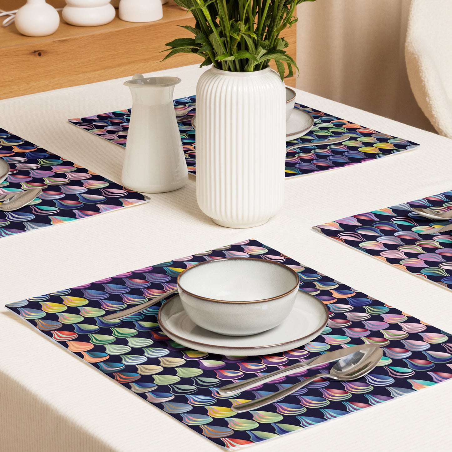 Placemat Set Kukloso Abstractical No 64 - Free Shipping