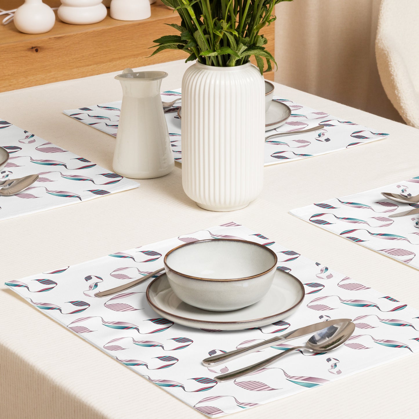 Placemat Set Kukloso Abstractical Pattern No 240 - Free Shipping