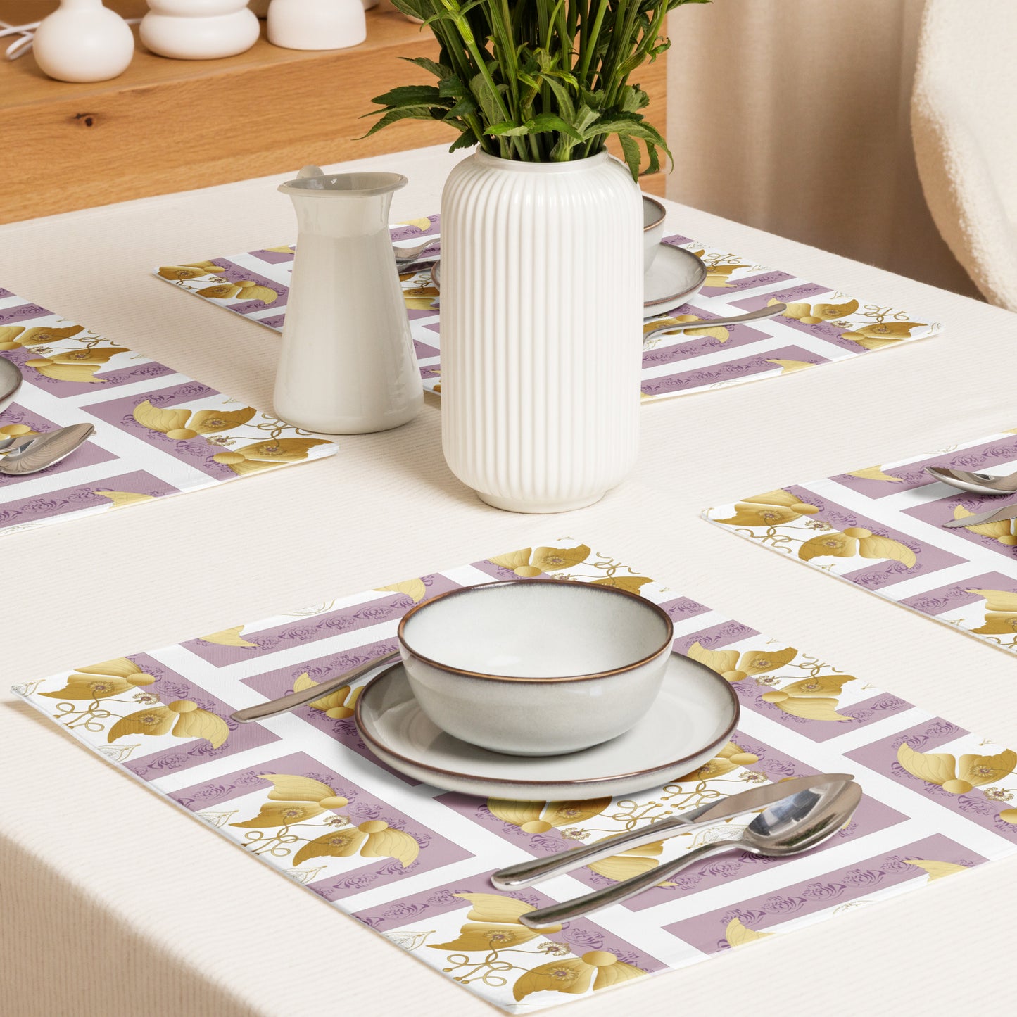 Placemat Set Kukloso Abstractical Pattern No 177 - Free Shipping