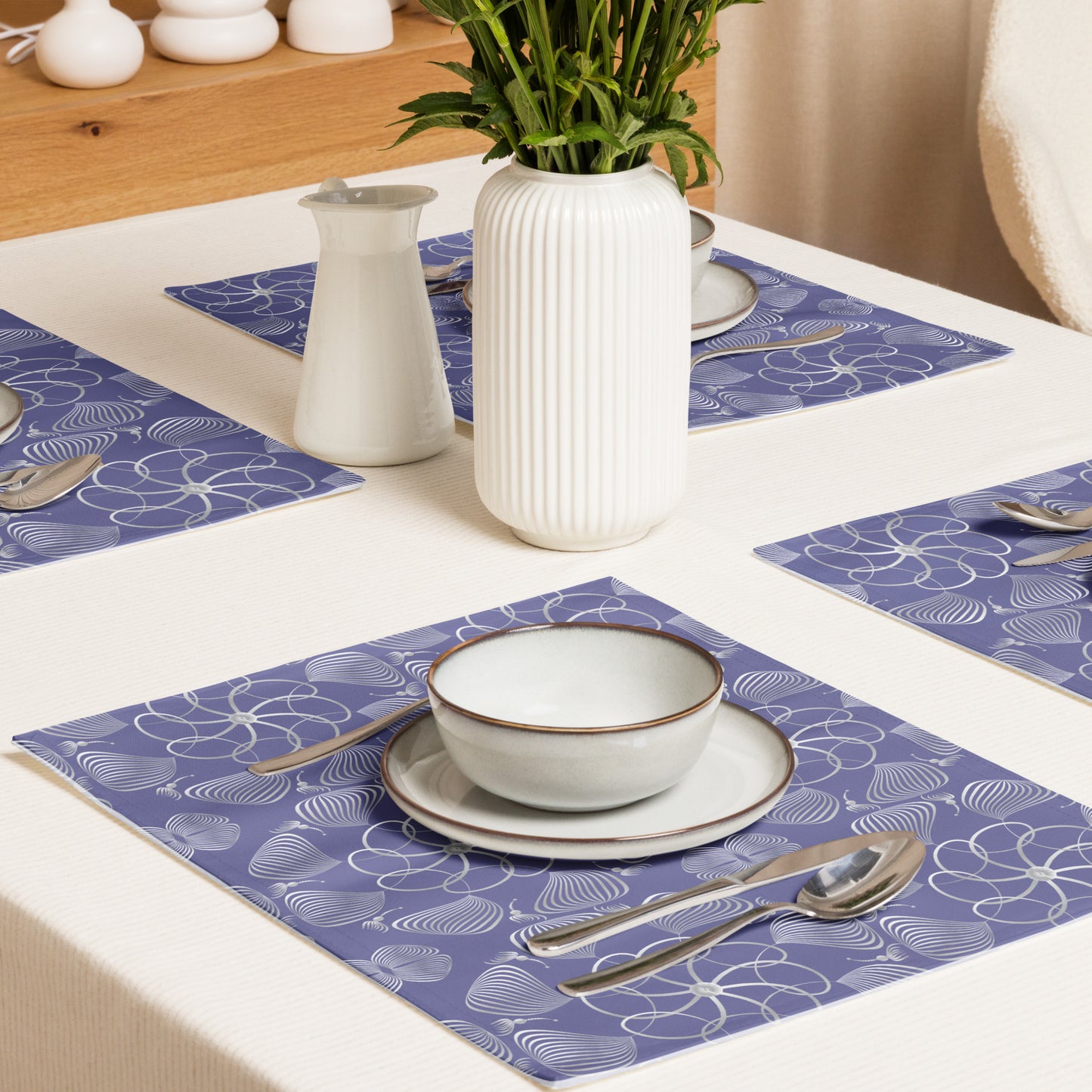 Placemat Set Kukloso Abstractical Pattern No 65.17 - Free Shipping