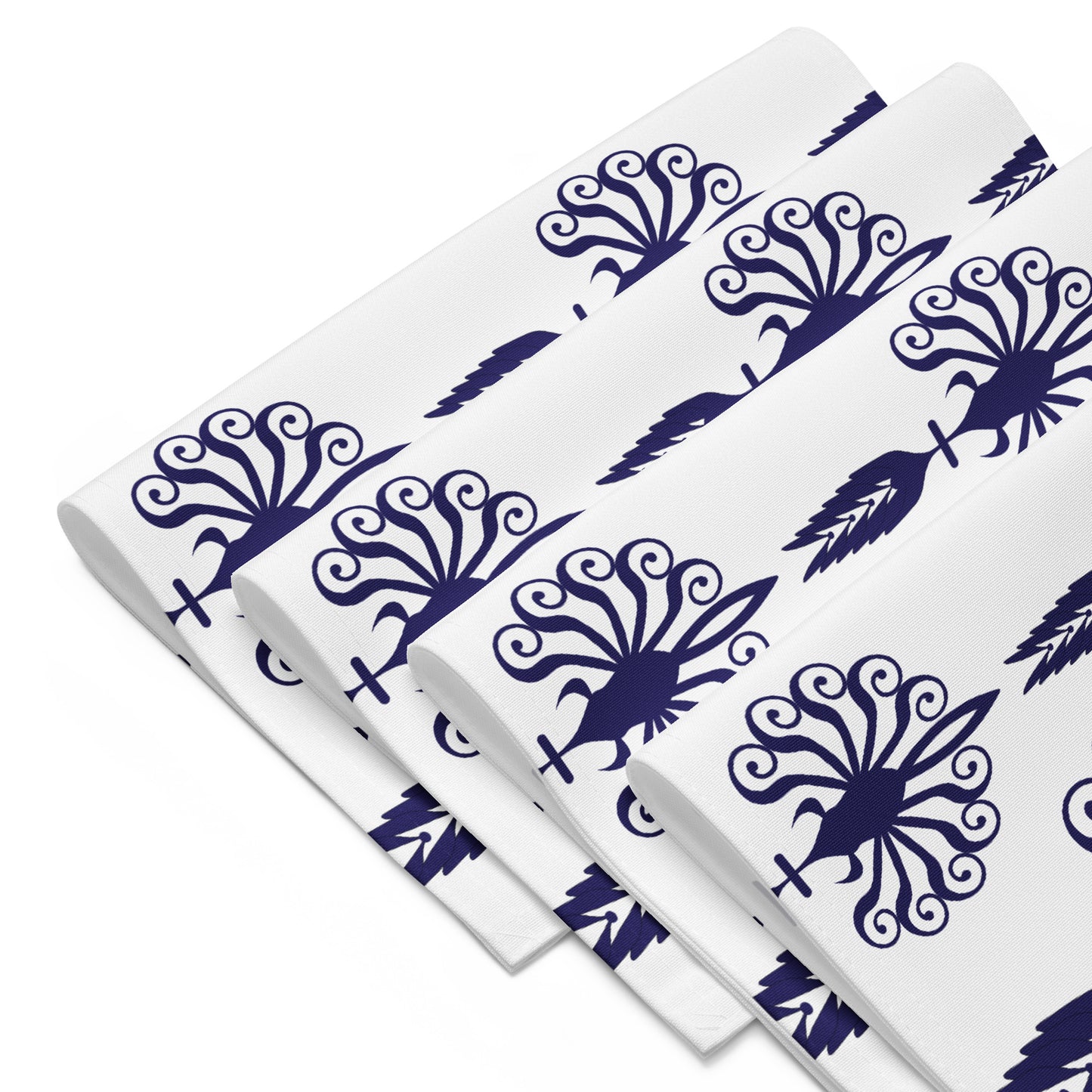 Placemat Set Kukloso Five Blue Fleurons - Free Shipping