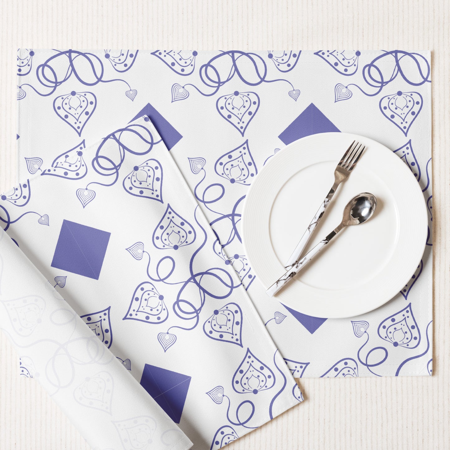 Placemat Set  Kukloso Abstractical No 25 - Free Shipping