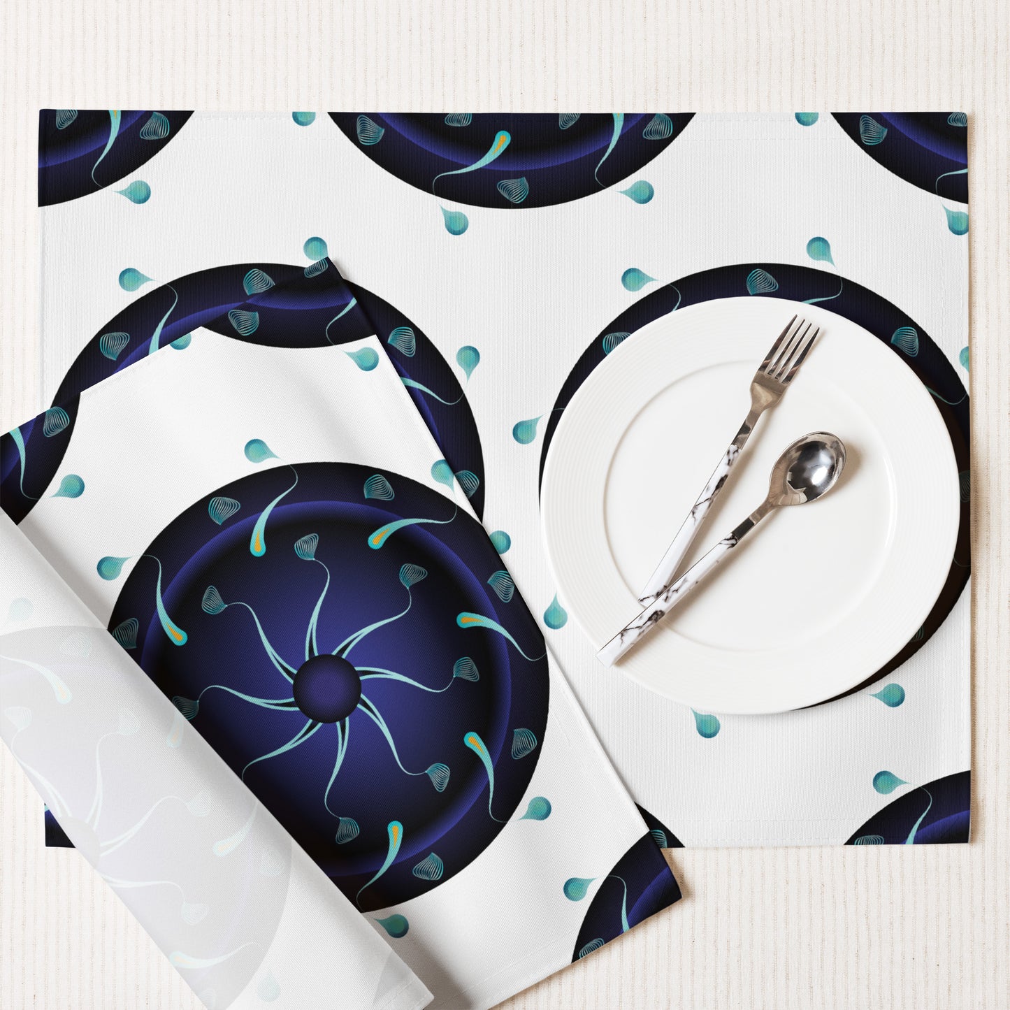 Placemat Set Kukloso Abstractical No 30 - Free Shipping