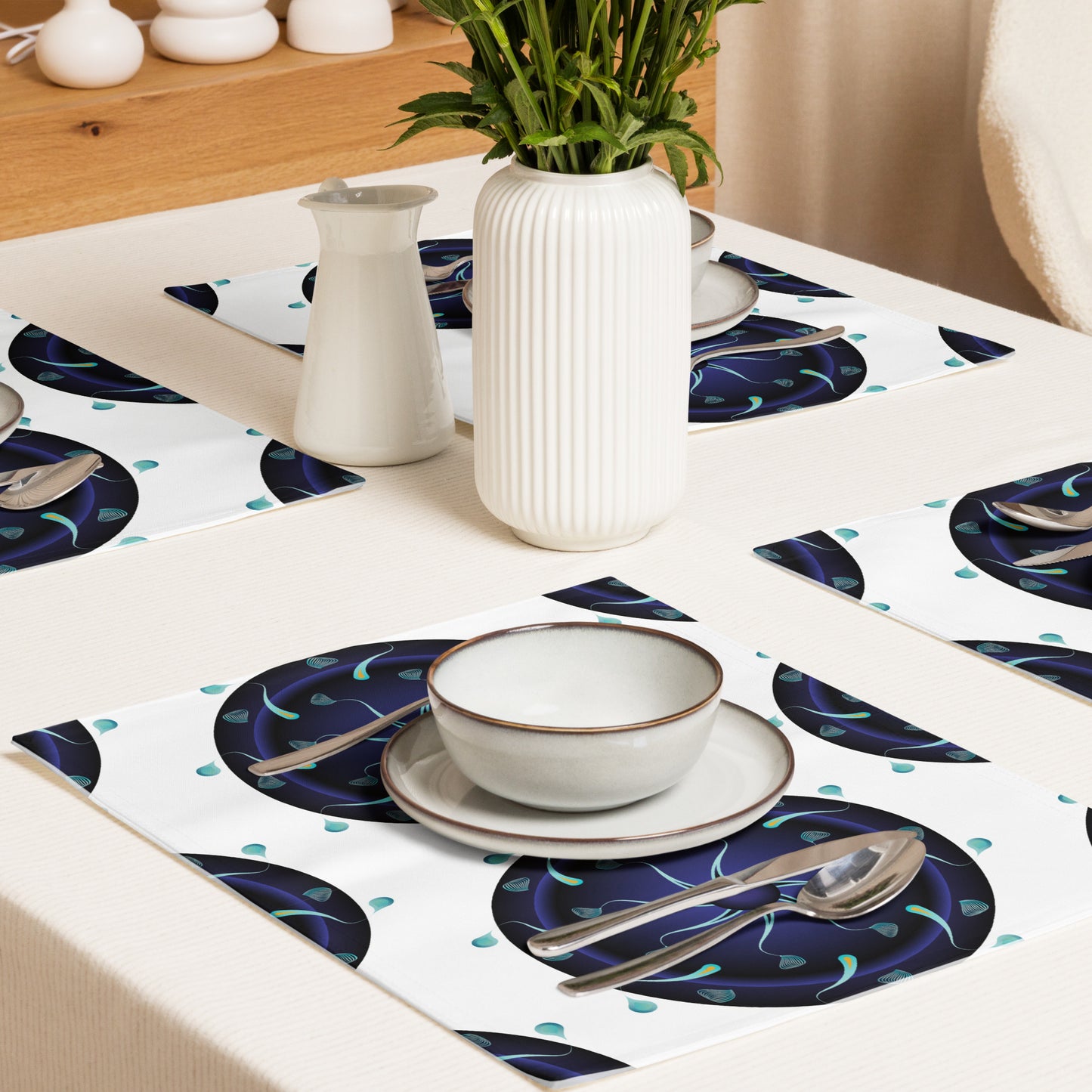 Placemat Set Kukloso Abstractical No 30 - Free Shipping