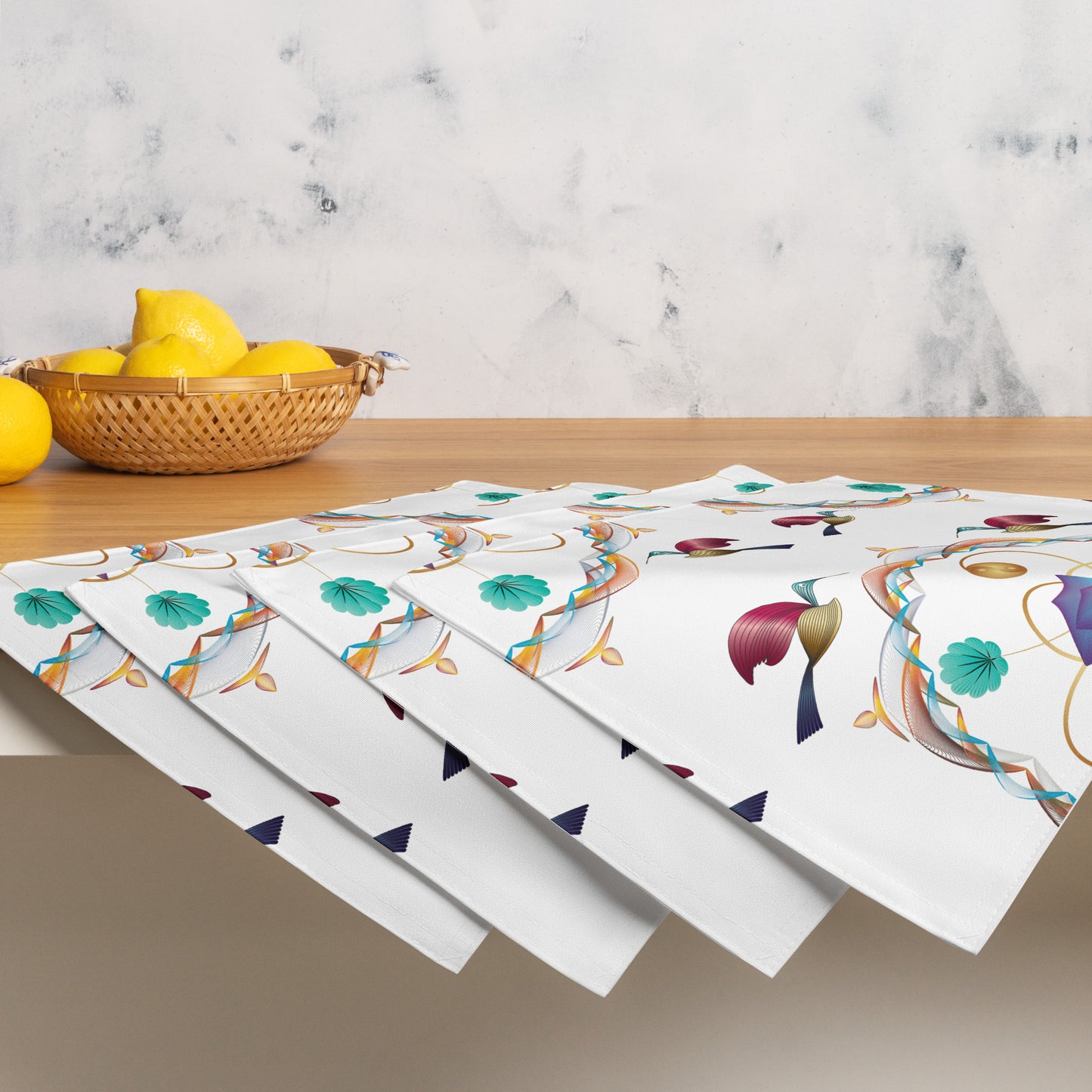 Placemat Set Kukloso Fleurons No 15 - Free Shipping