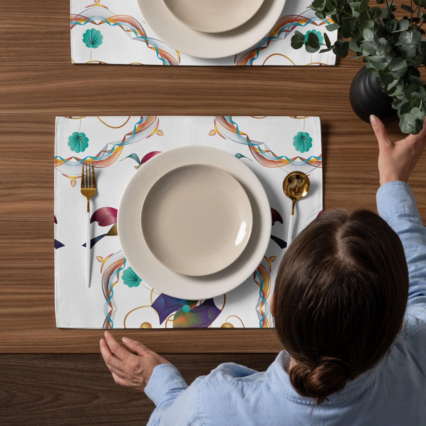 Placemat Set Kukloso Fleurons No 15 - Free Shipping