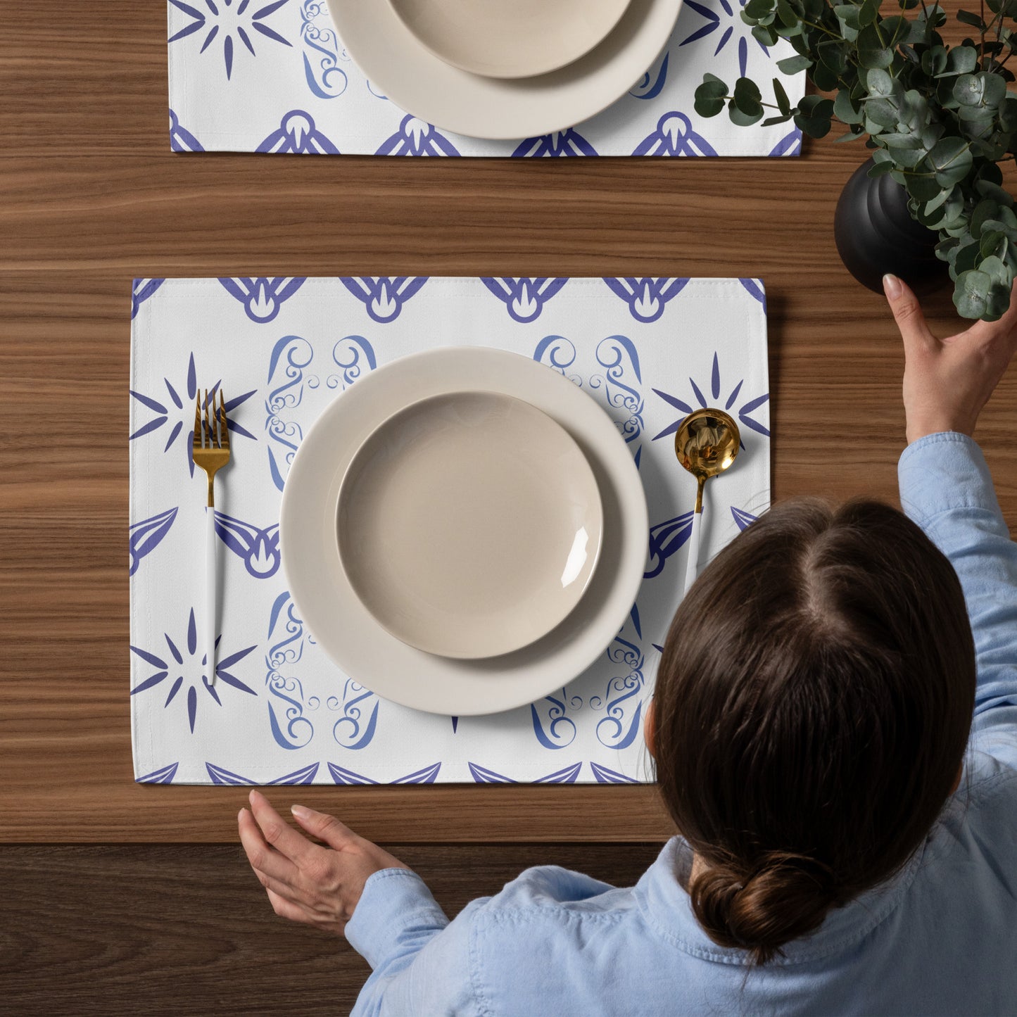 Placemat Set  Kukloso Fleurons No 27 - Free Shipping