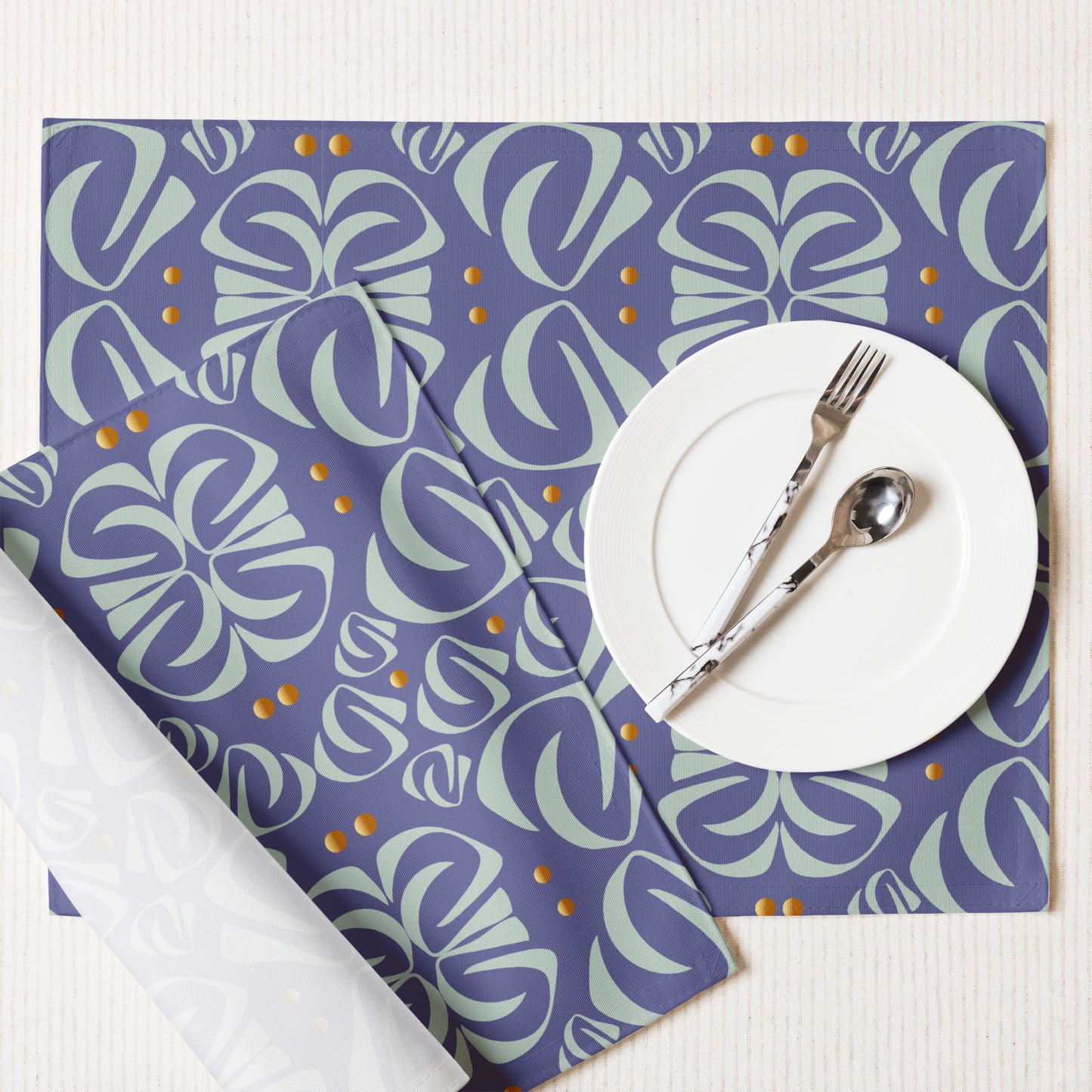 Placemat Set Kukloso Fleurons No 32 - Free Shipping