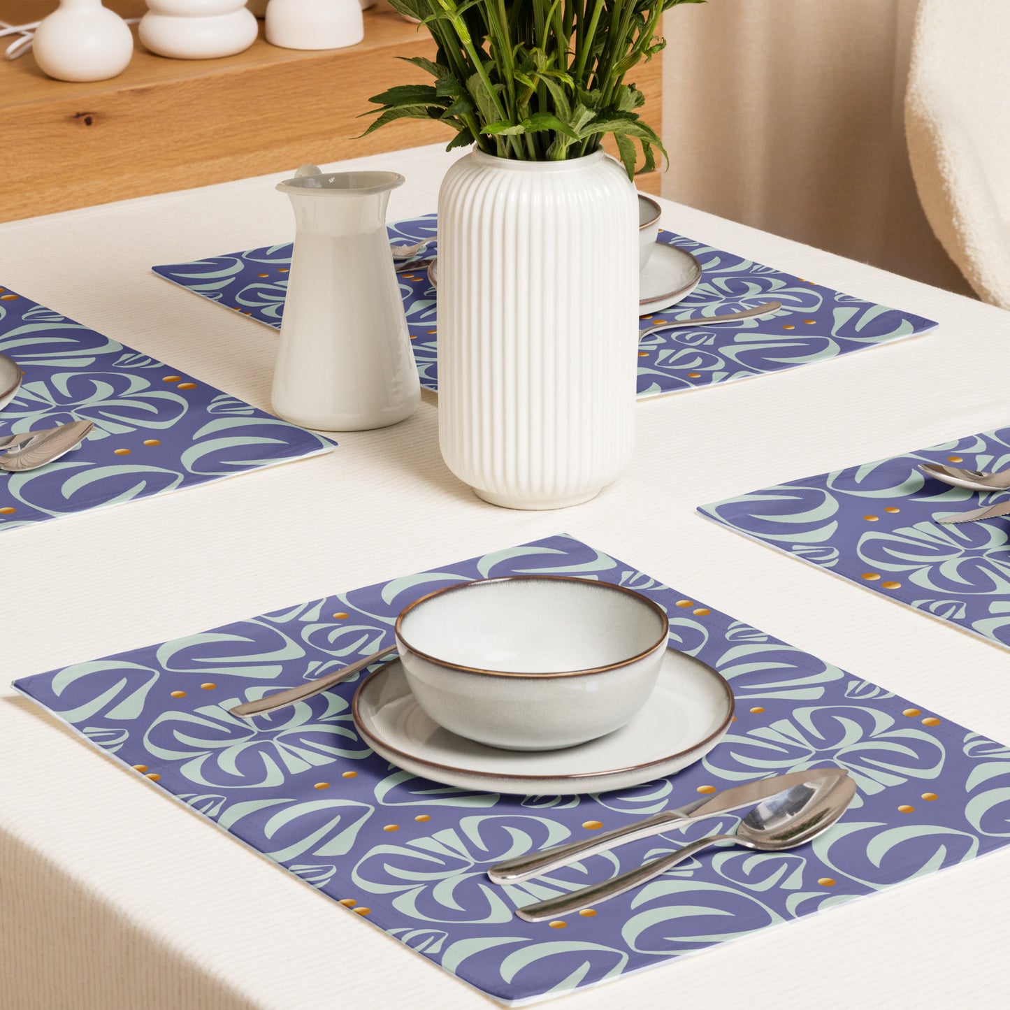 Placemat Set Kukloso Fleurons No 32 - Free Shipping