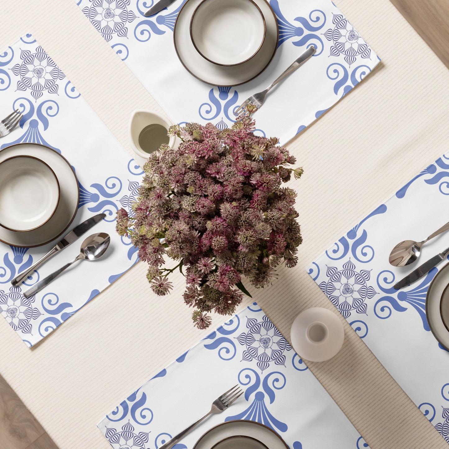 Placemat Set Kukloso Four Fleuron Fans - Free Shipping