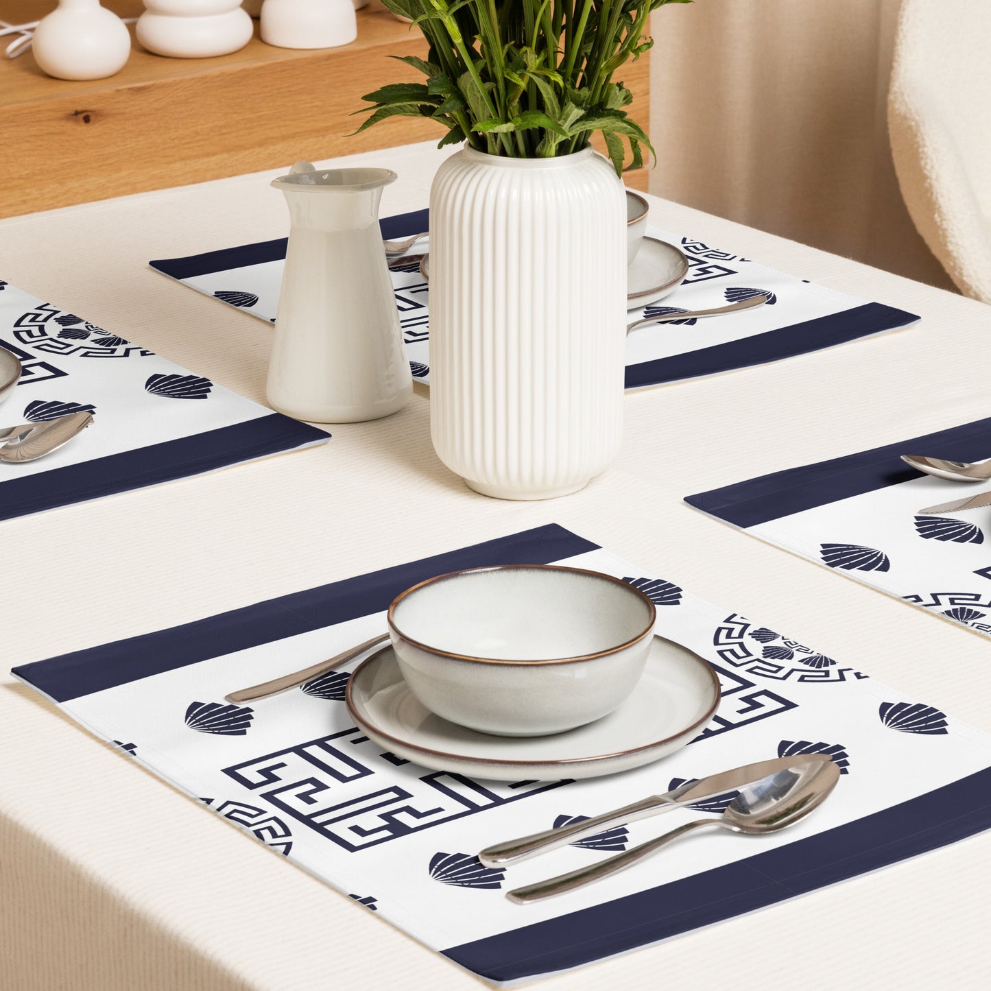 Placemat Set Kukloso Greek Border No 78 - Free Shipping