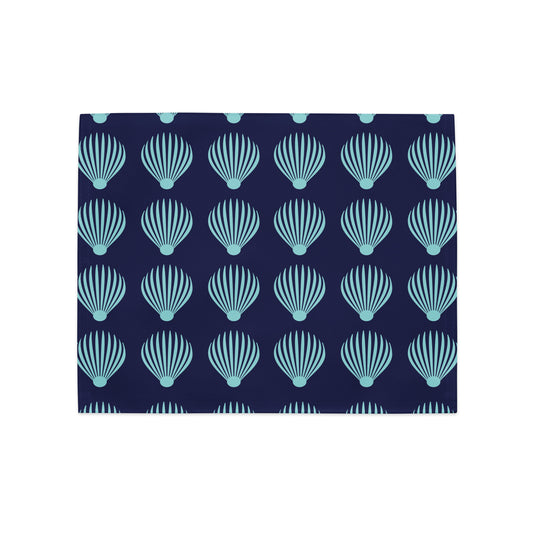 Placemat Set Kukloso Scallop Shell No 1 Aqua - Free Shipping