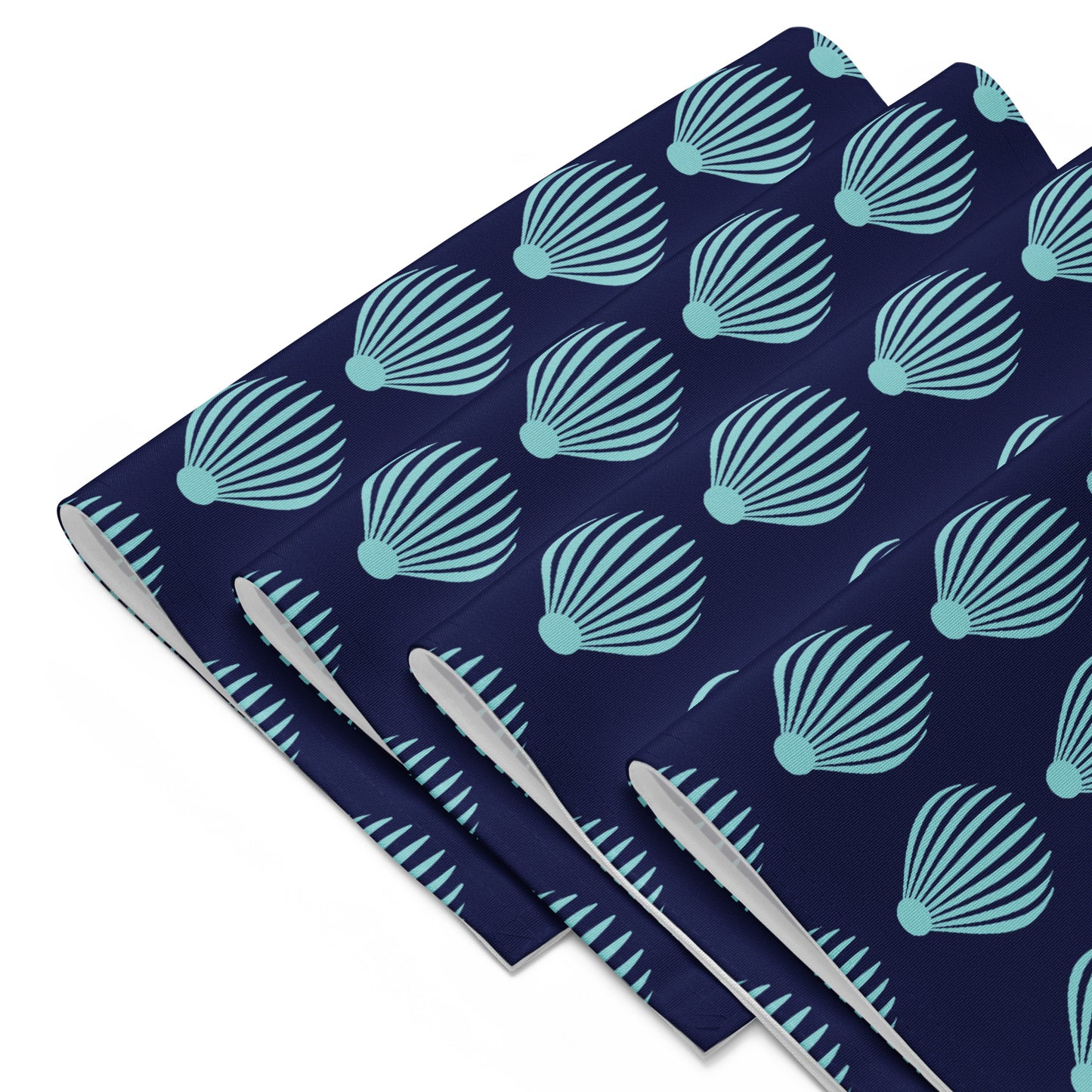 Placemat Set Kukloso Scallop Shell No 1 Aqua - Free Shipping