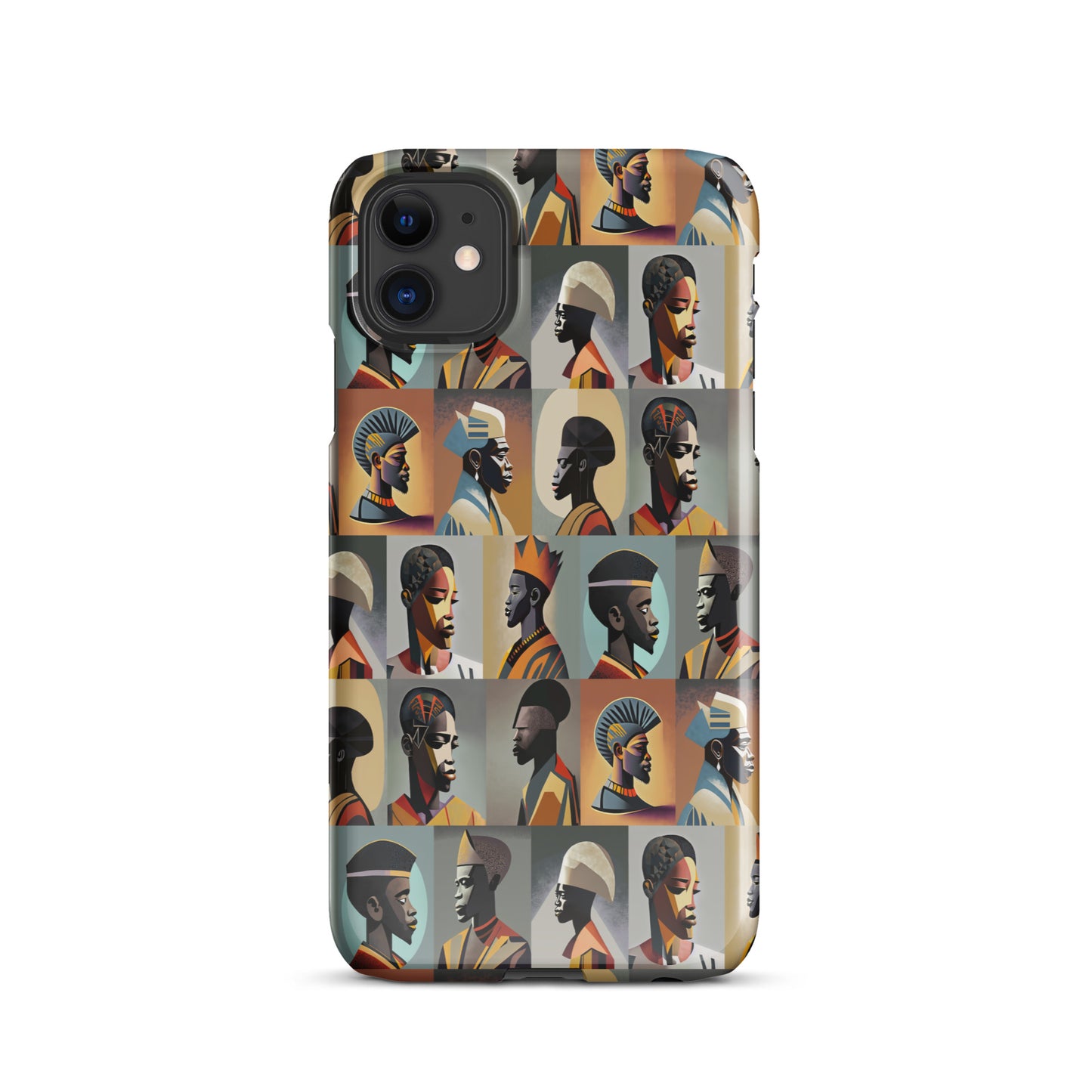 Snap case for iPhone® Kukloso Cubist Faces Collage No 24 - Free Shipping