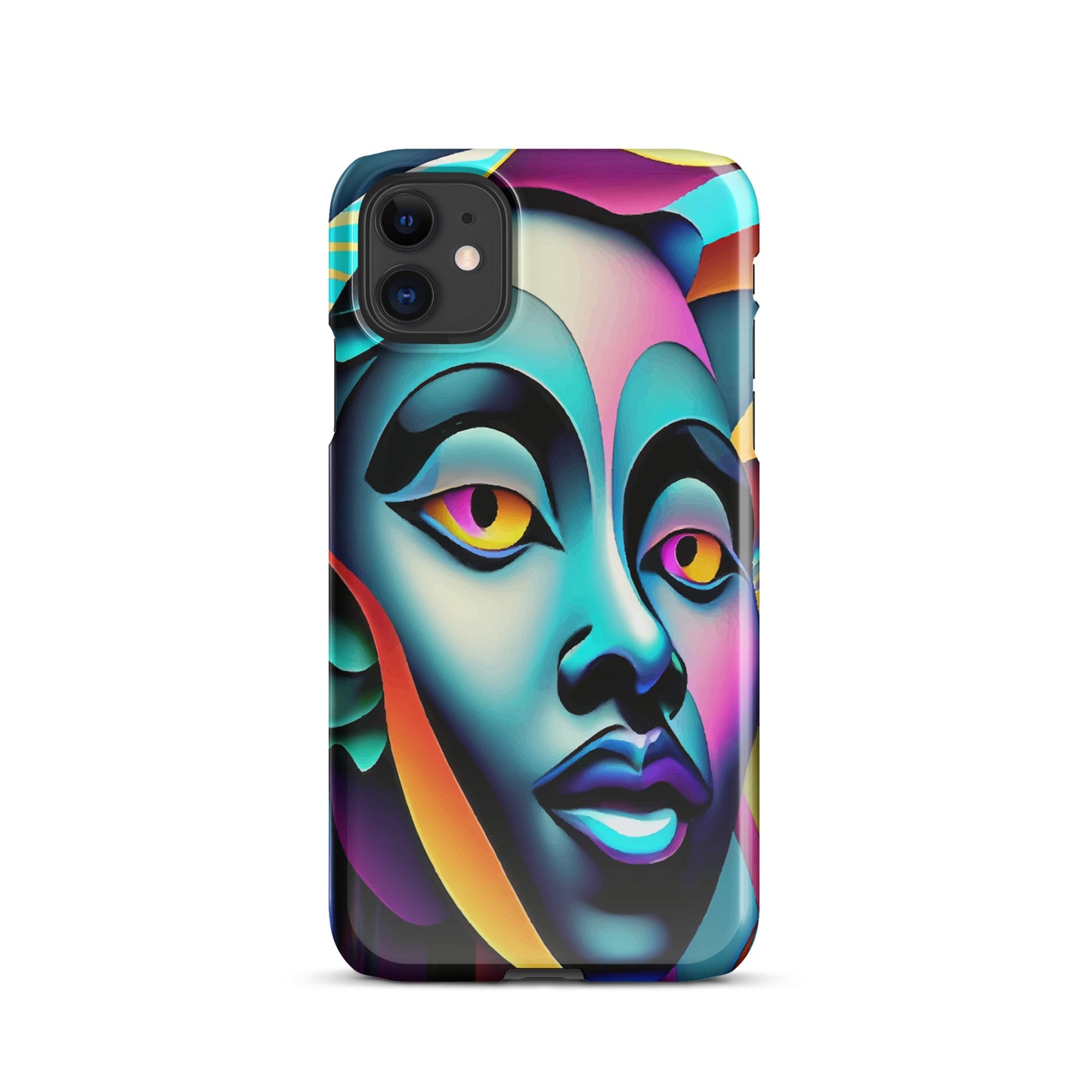 Snap case for iPhone®  Kukloso Cubist Faces No 2 - Free Shipping