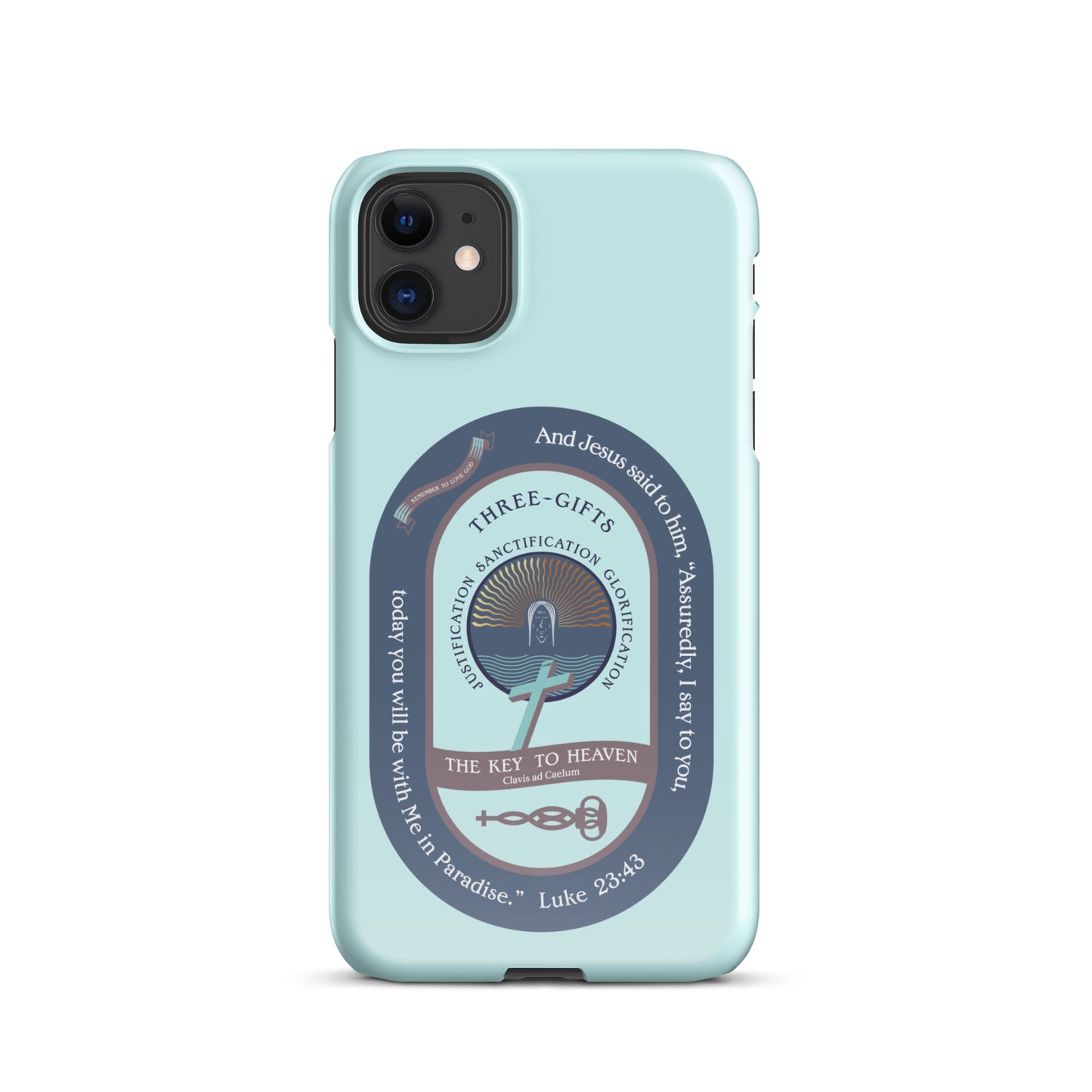 Snap case for iPhone® Kukloso Luke 23:43 - Free Shipping