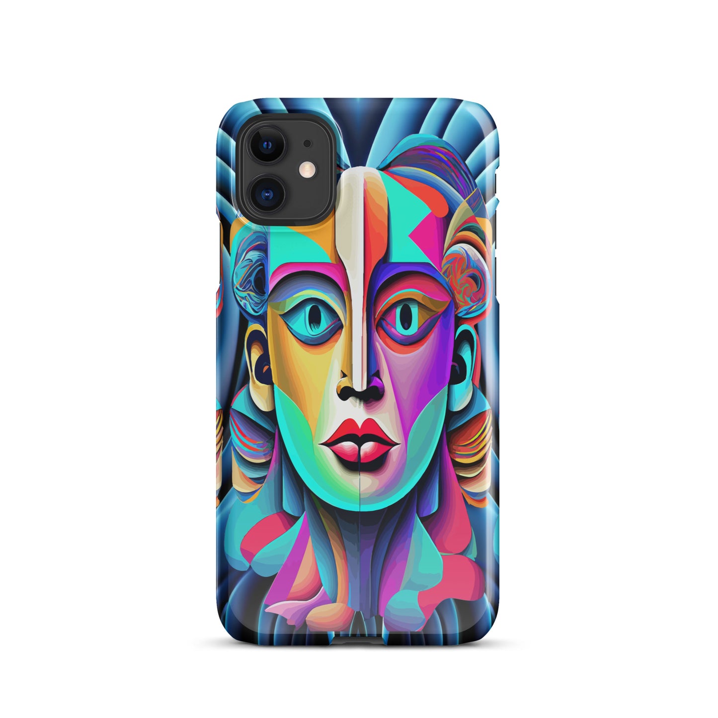 Snap case for iPhone® Kukloso Cubist Faces No 39 - Free Shipping