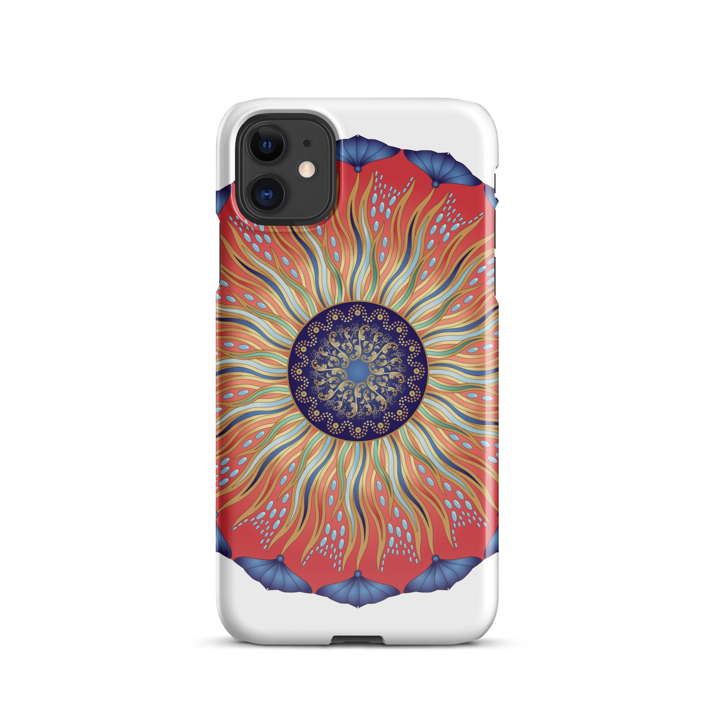 Snap case for iPhone® Kukloso Circularium Mandala No 2627 - Free Shipping