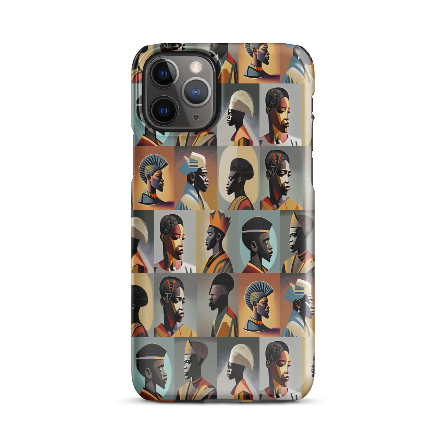 Snap case for iPhone® Kukloso Cubist Faces Collage No 24 - Free Shipping