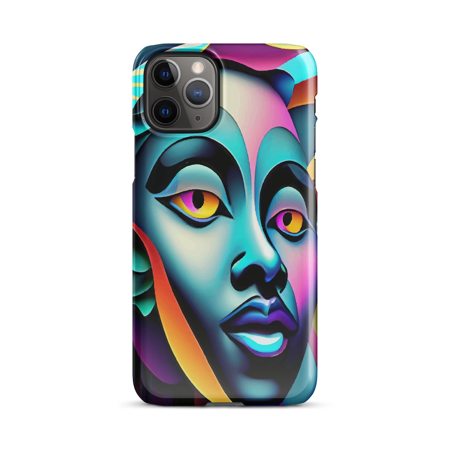 Snap case for iPhone®  Kukloso Cubist Faces No 2 - Free Shipping