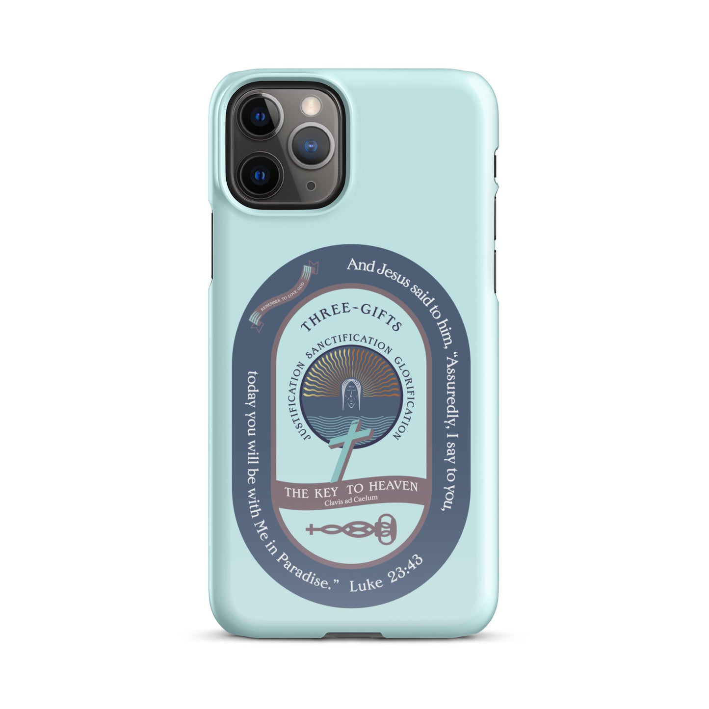 Snap case for iPhone® Kukloso Luke 23:43 - Free Shipping