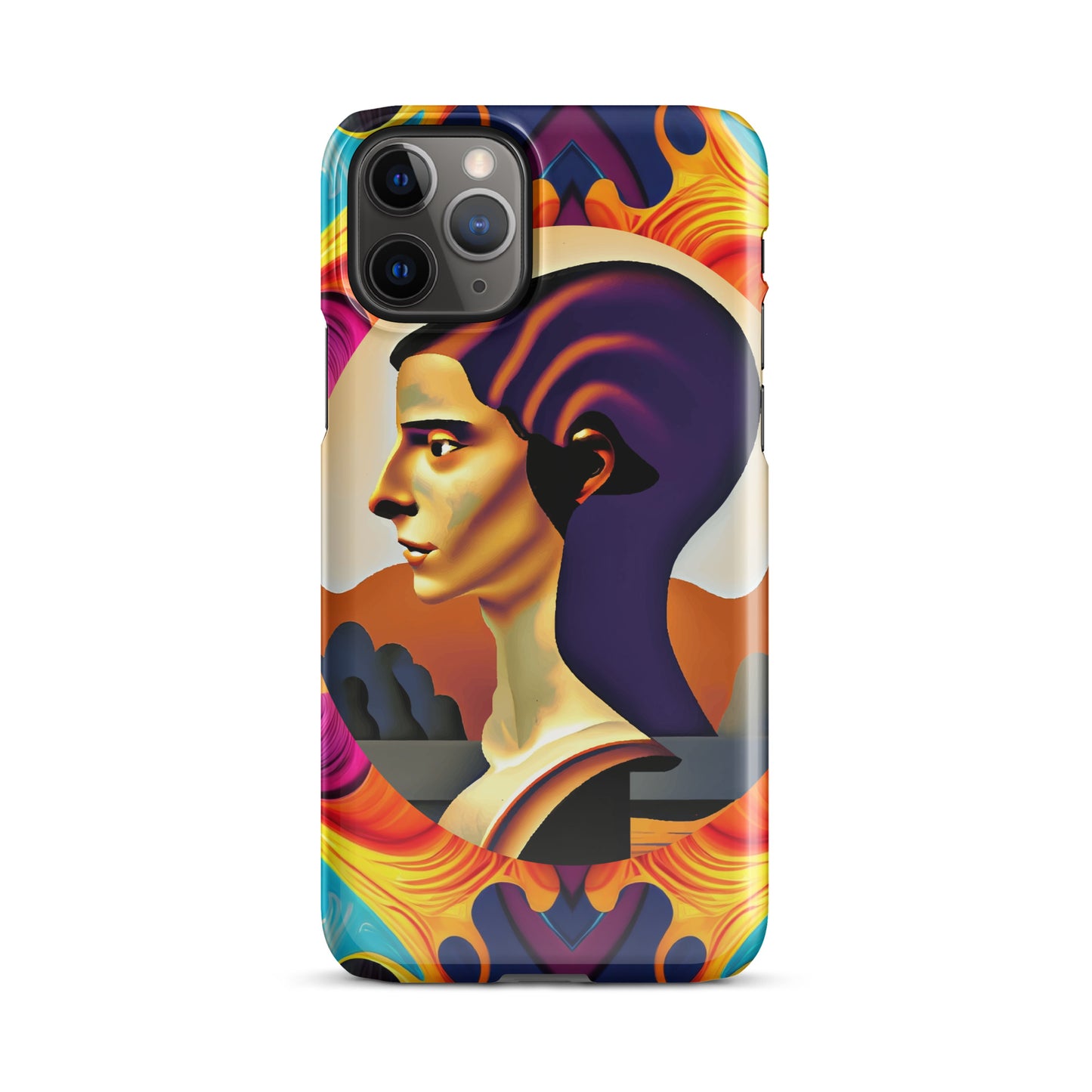 Snap case for iPhone® Kukloso Cubist Faces No 36 - Free Shipping