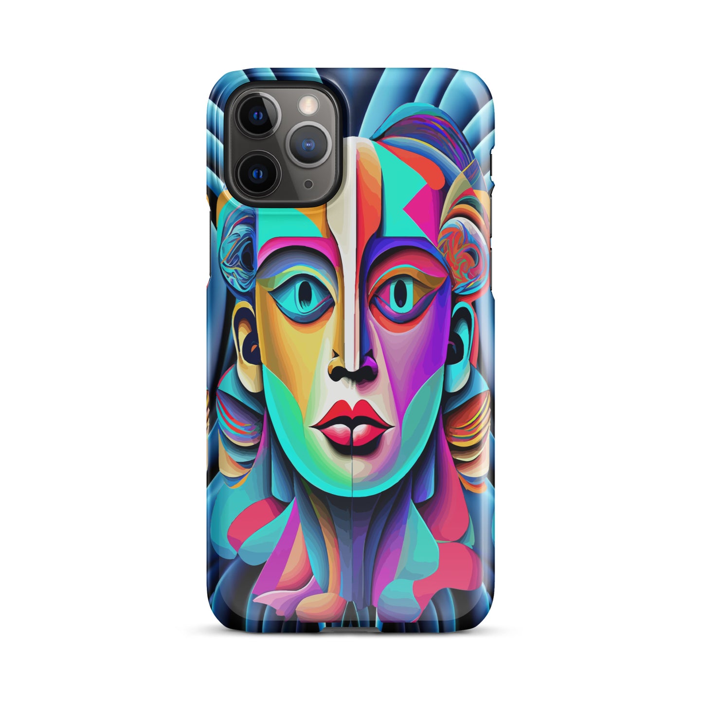 Snap case for iPhone® Kukloso Cubist Faces No 39 - Free Shipping