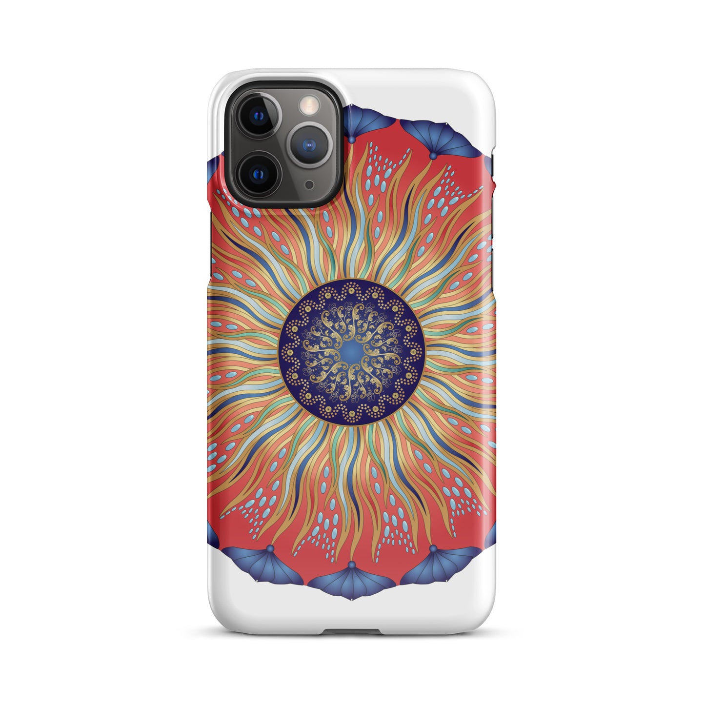 Snap case for iPhone® Kukloso Circularium Mandala No 2627 - Free Shipping