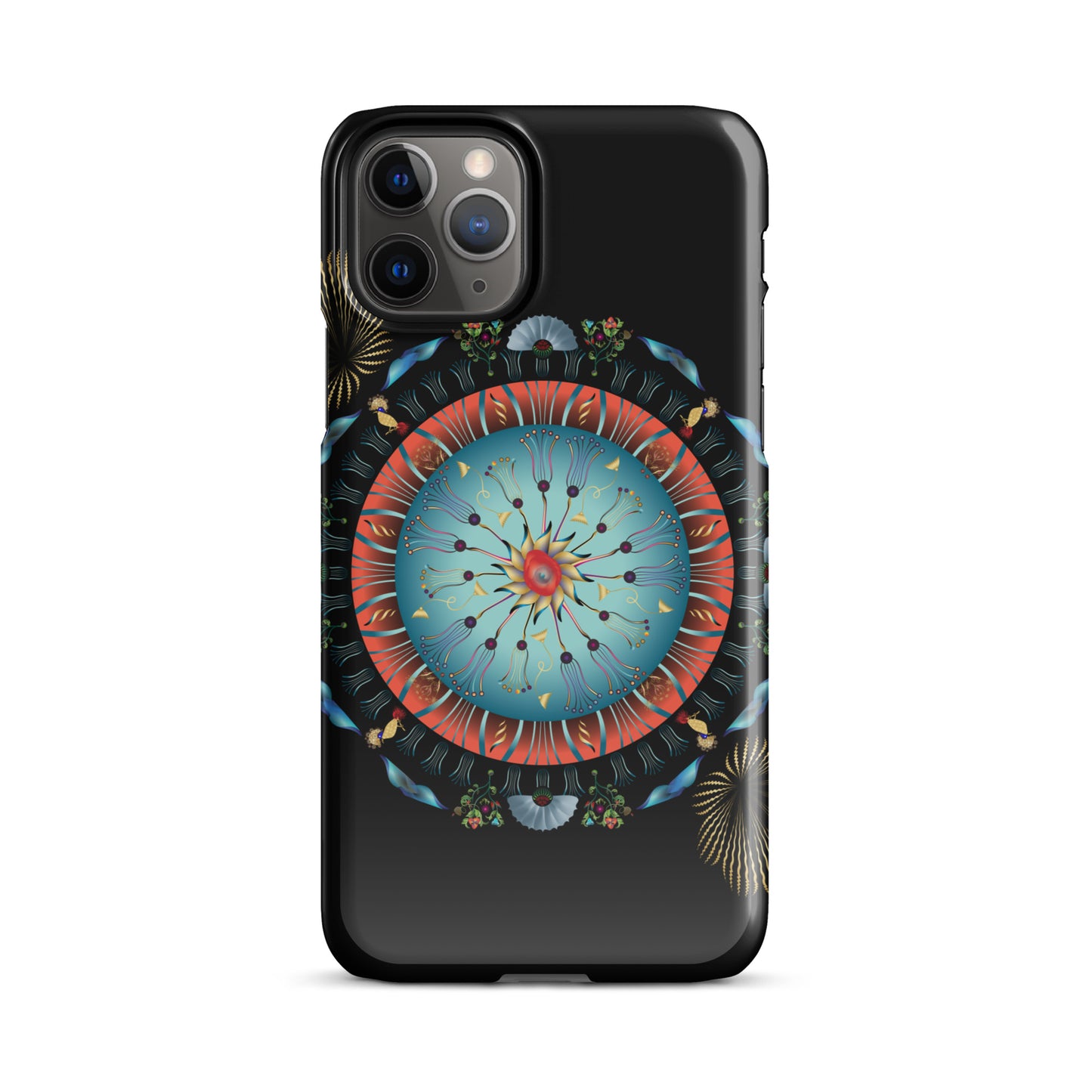 Snap case for iPhone® Kukloso OVC Mandala No 3136 - Free Shipping