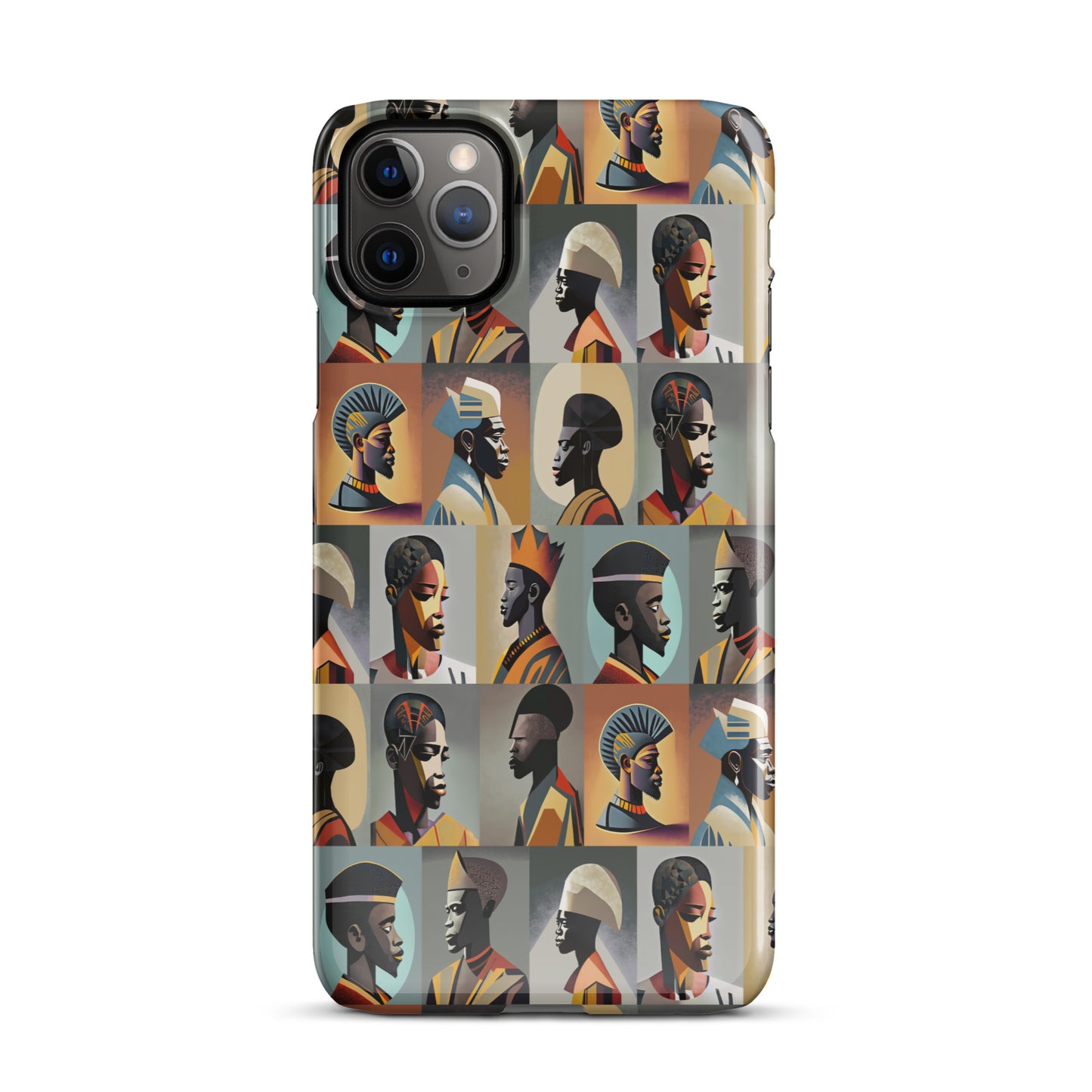 Snap case for iPhone® Kukloso Cubist Faces Collage No 24 - Free Shipping