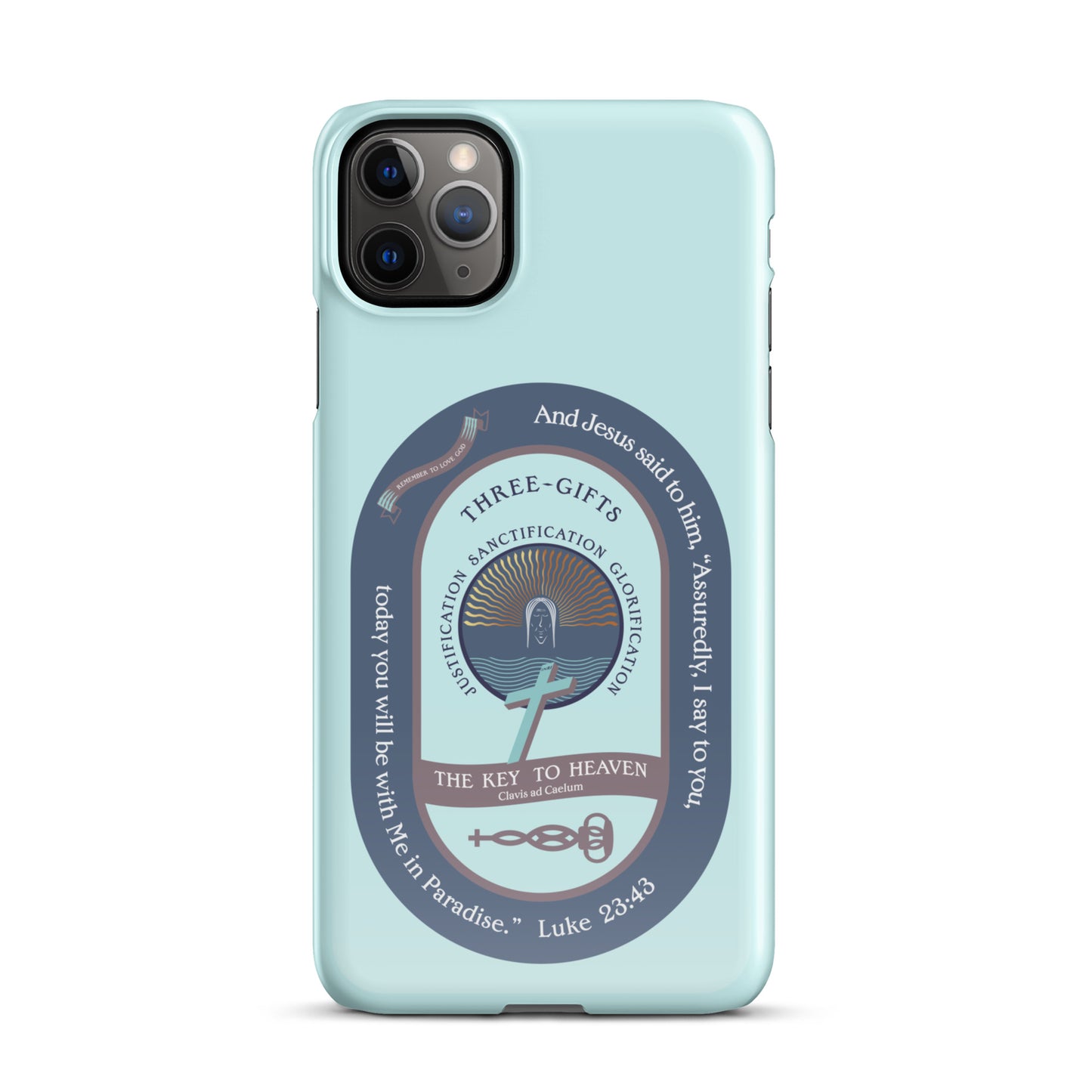 Snap case for iPhone® Kukloso Luke 23:43 - Free Shipping