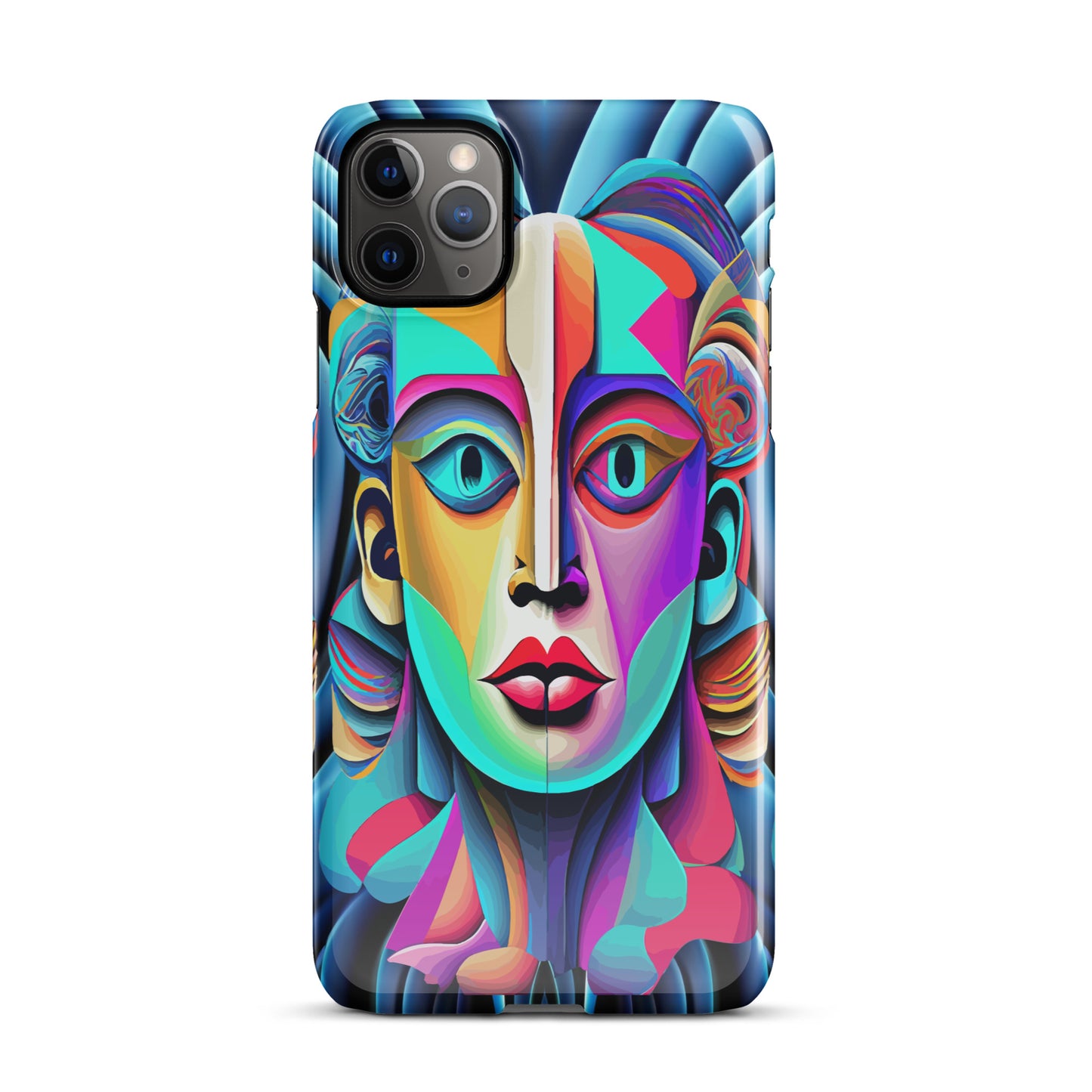 Snap case for iPhone® Kukloso Cubist Faces No 39 - Free Shipping