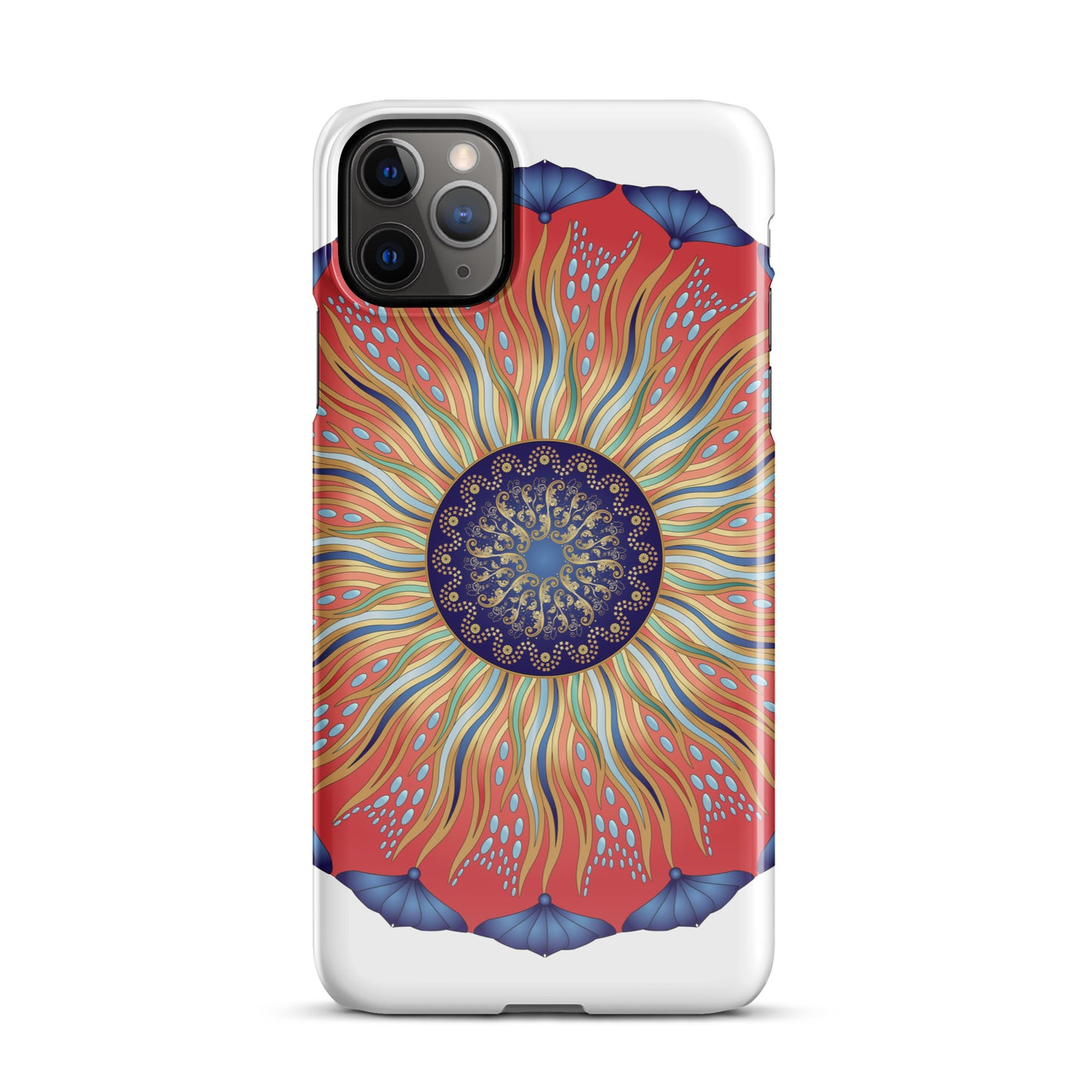 Snap case for iPhone® Kukloso Circularium Mandala No 2627 - Free Shipping