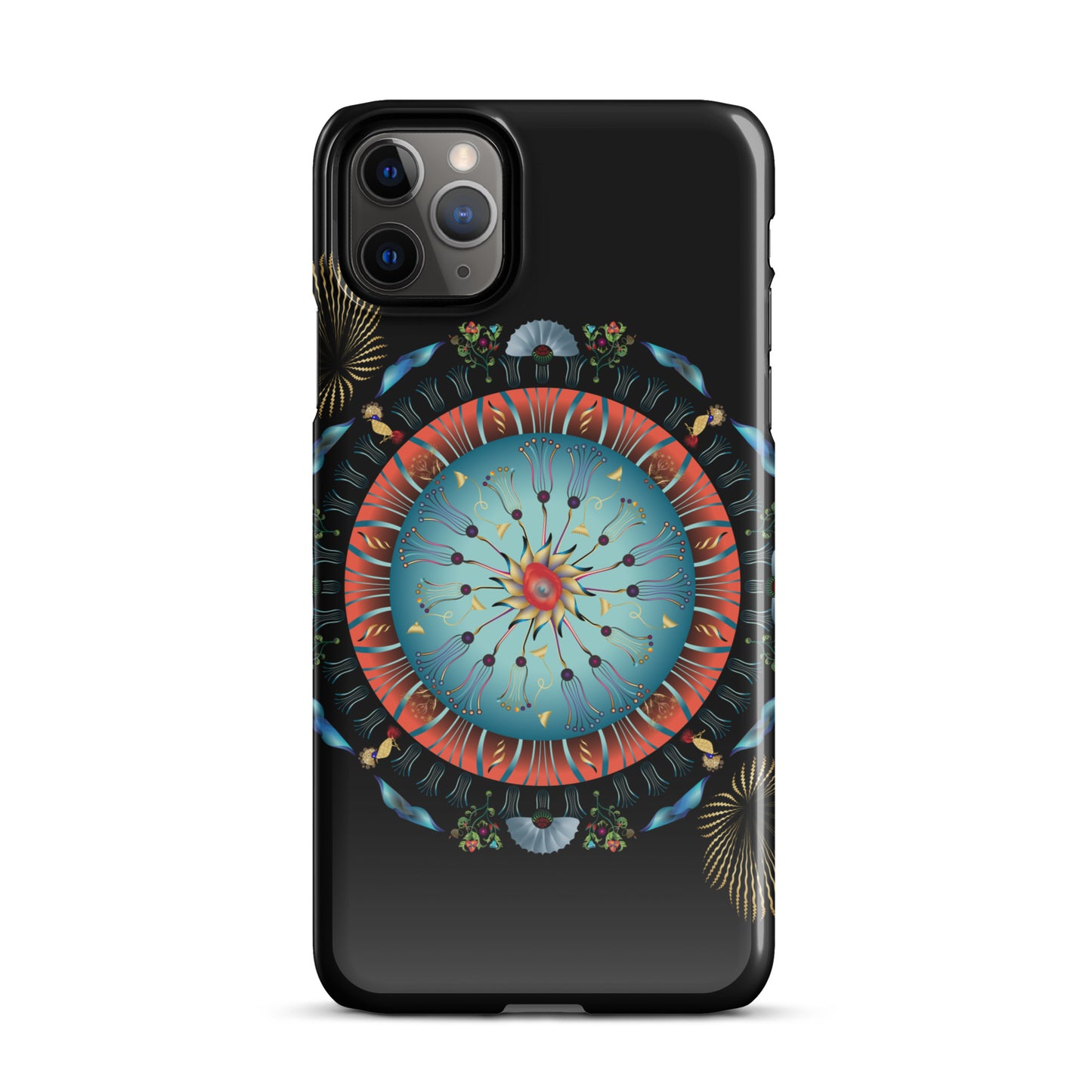 Snap case for iPhone® Kukloso OVC Mandala No 3136 - Free Shipping