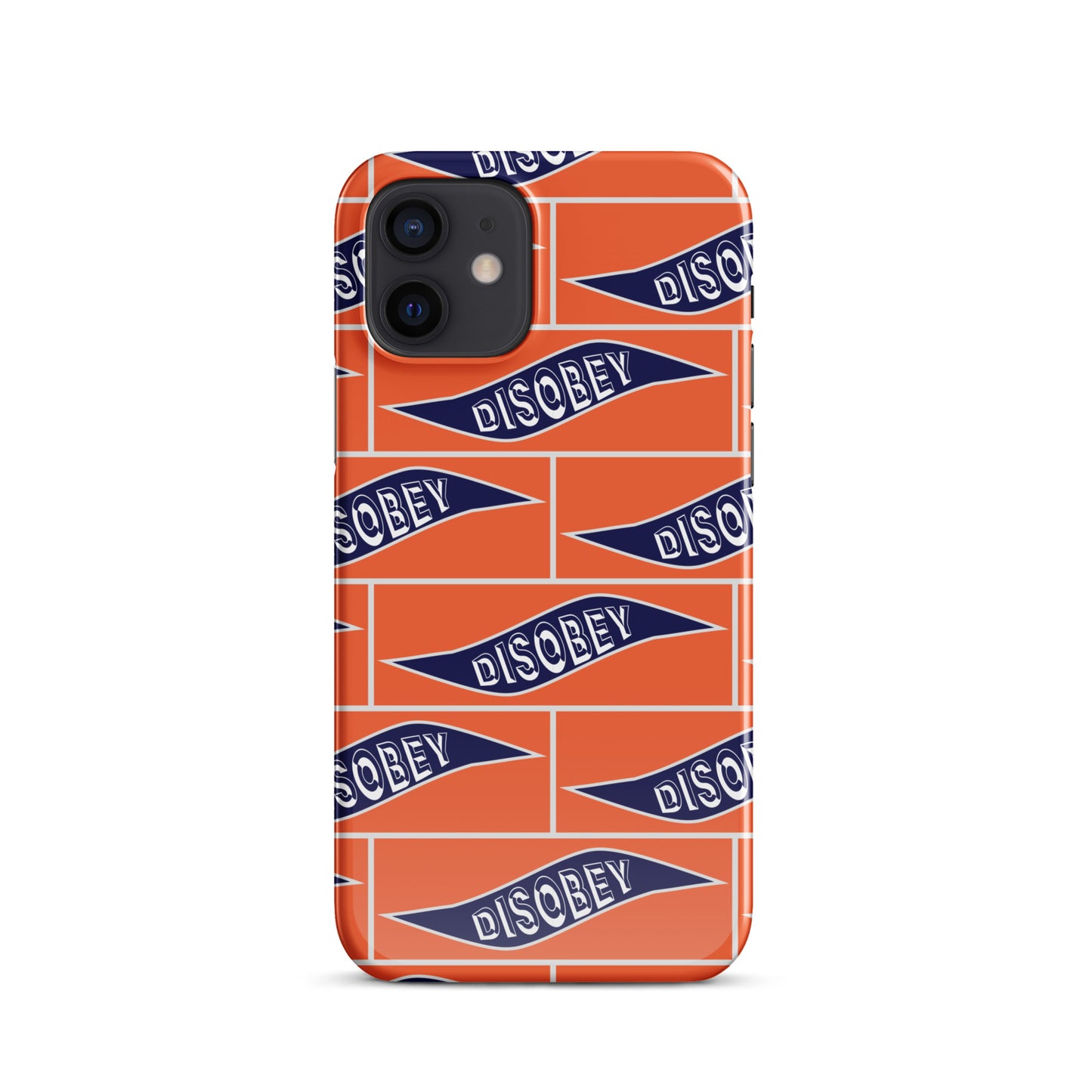 Snap case for iPhone® Kukloso Disobey Orange - Free Shipping