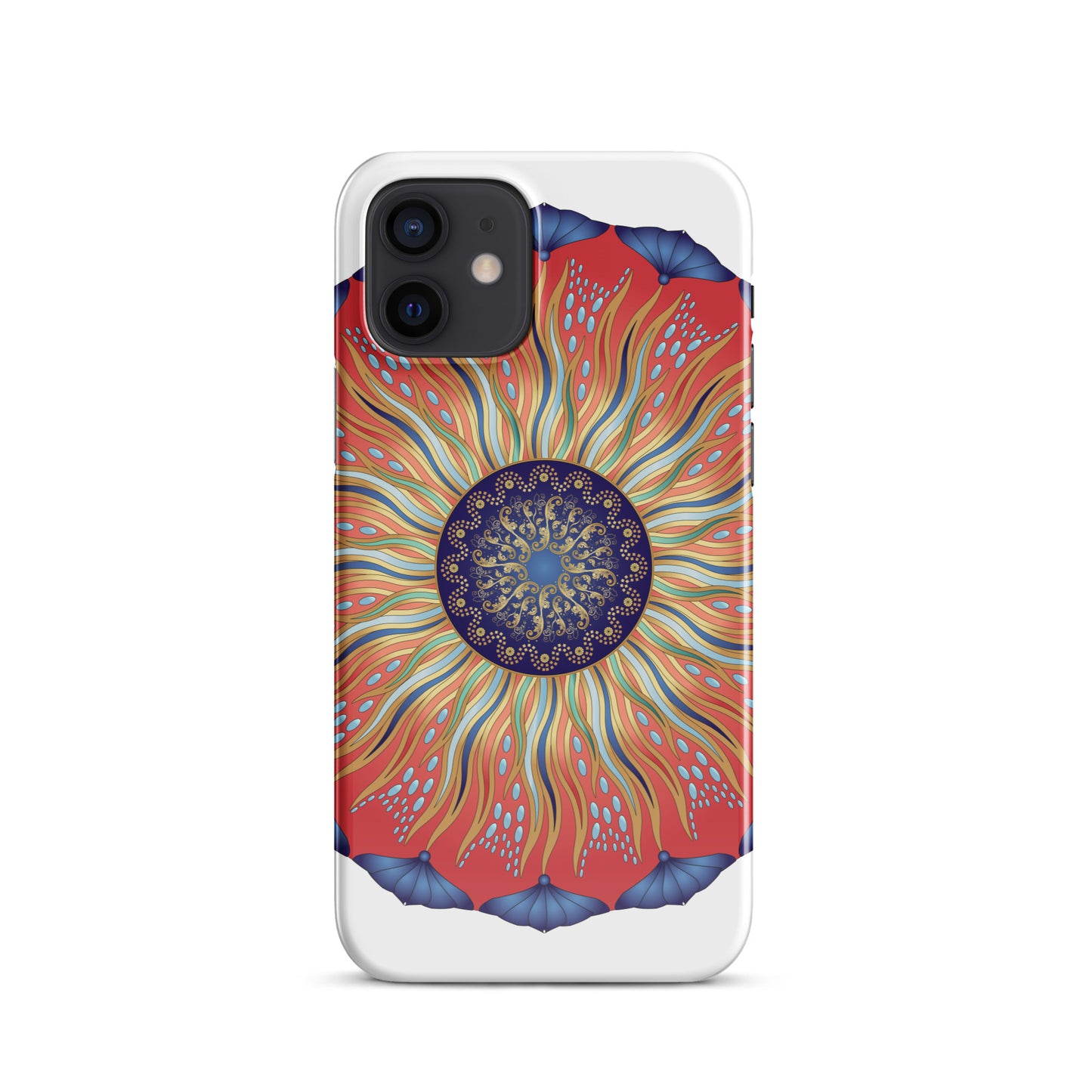 Snap case for iPhone® Kukloso Circularium Mandala No 2627 - Free Shipping