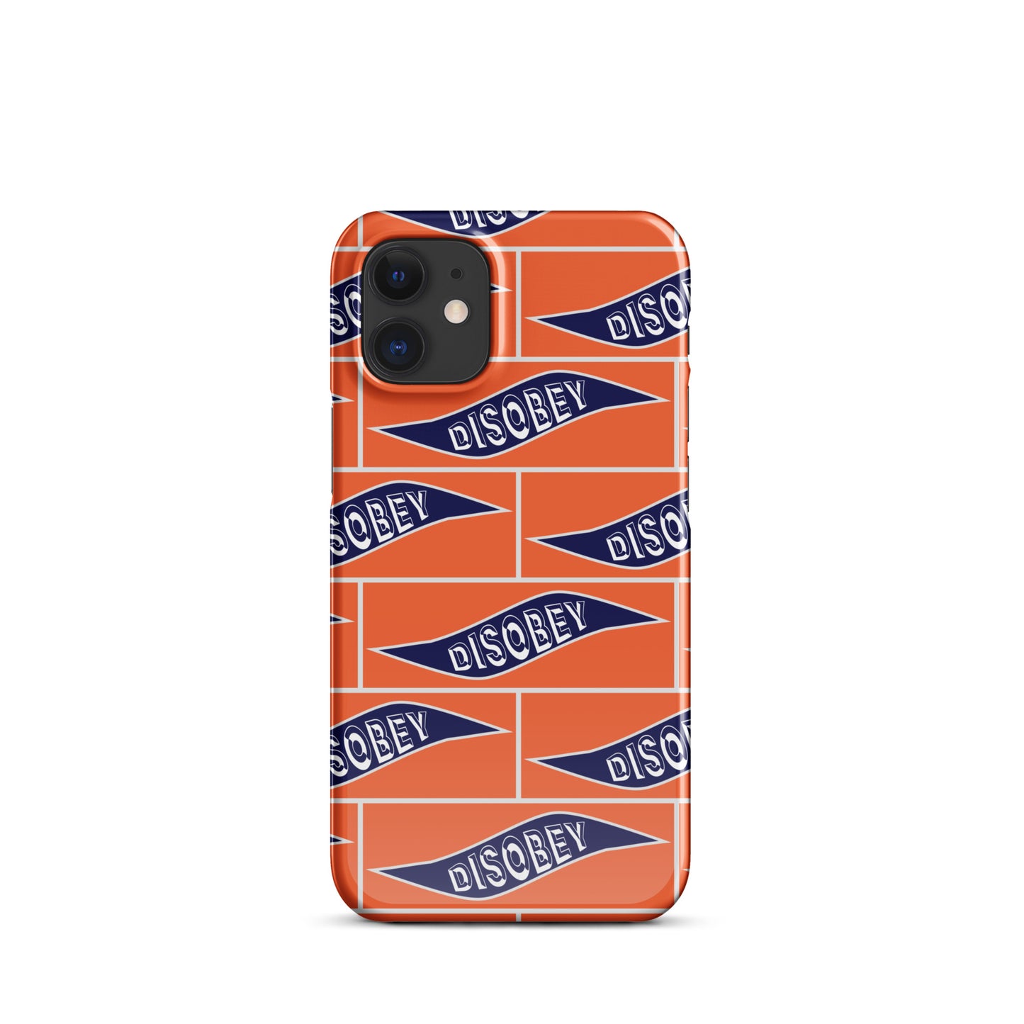 Snap case for iPhone® Kukloso Disobey Orange - Free Shipping