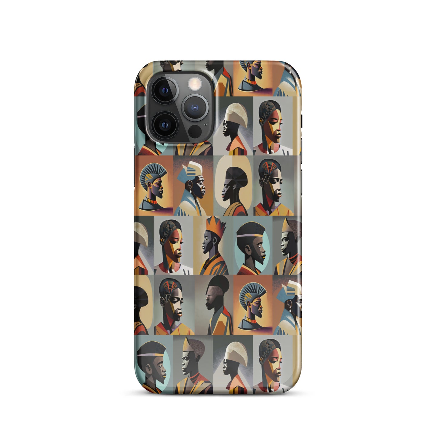 Snap case for iPhone® Kukloso Cubist Faces Collage No 24 - Free Shipping