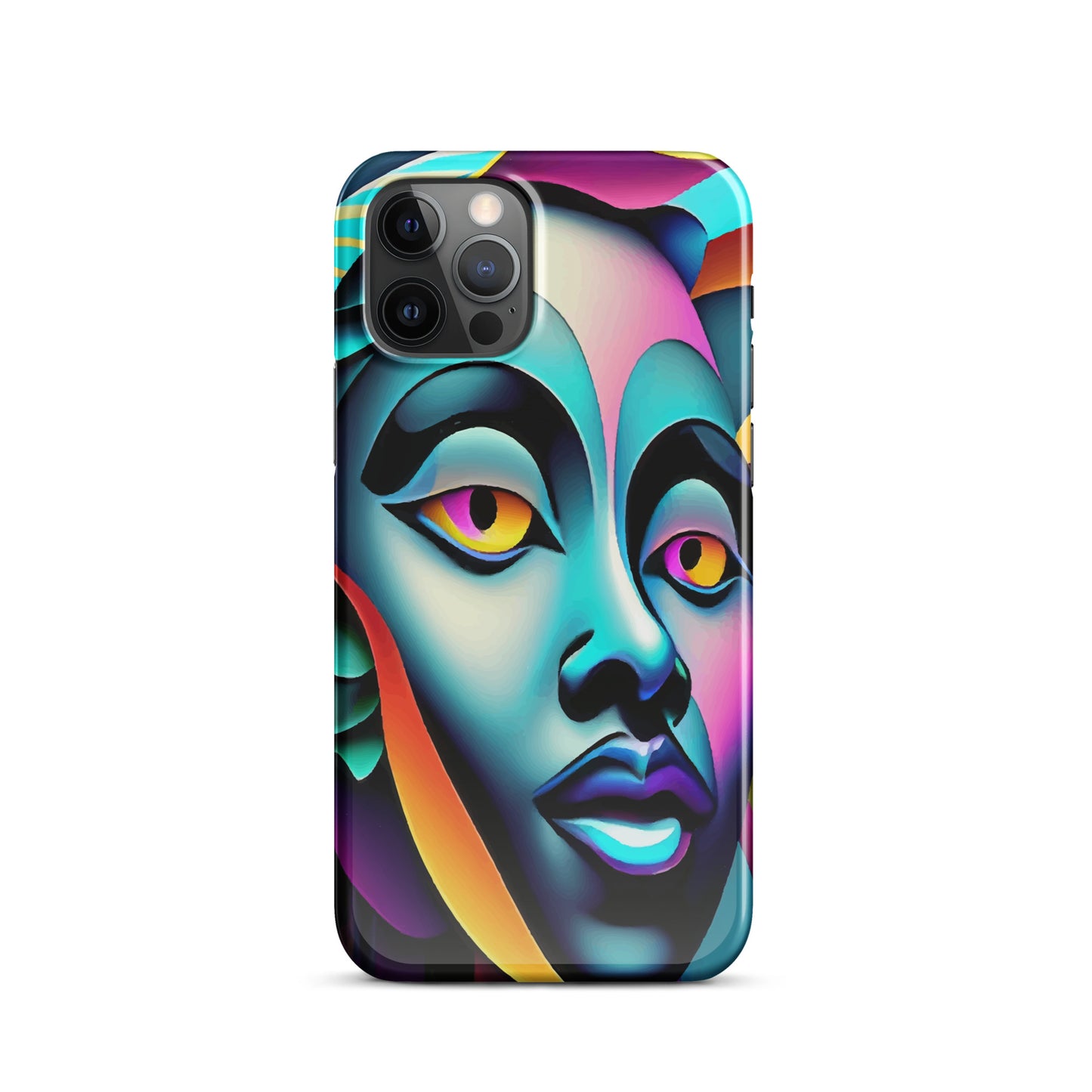 Snap case for iPhone®  Kukloso Cubist Faces No 2 - Free Shipping