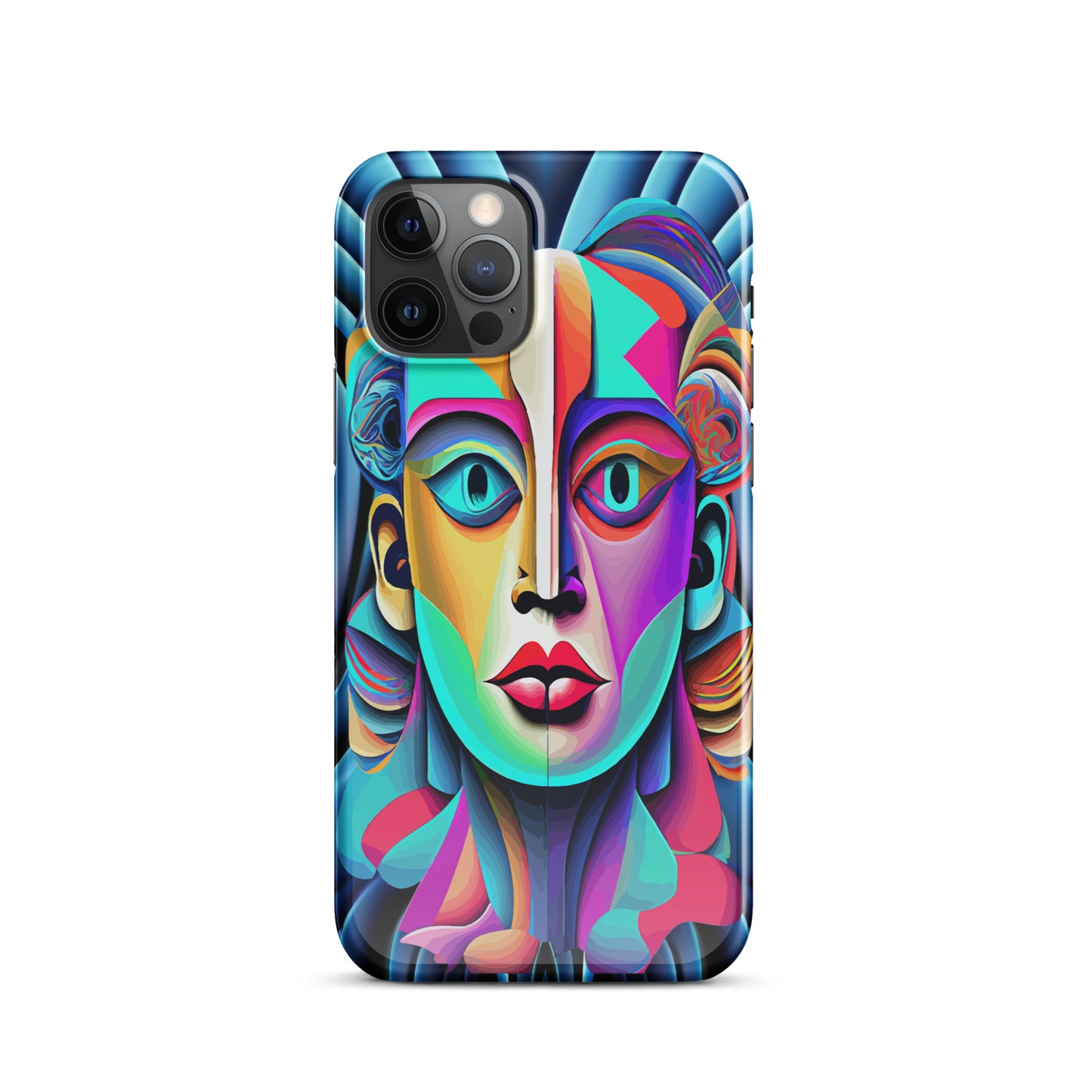 Snap case for iPhone® Kukloso Cubist Faces No 39 - Free Shipping