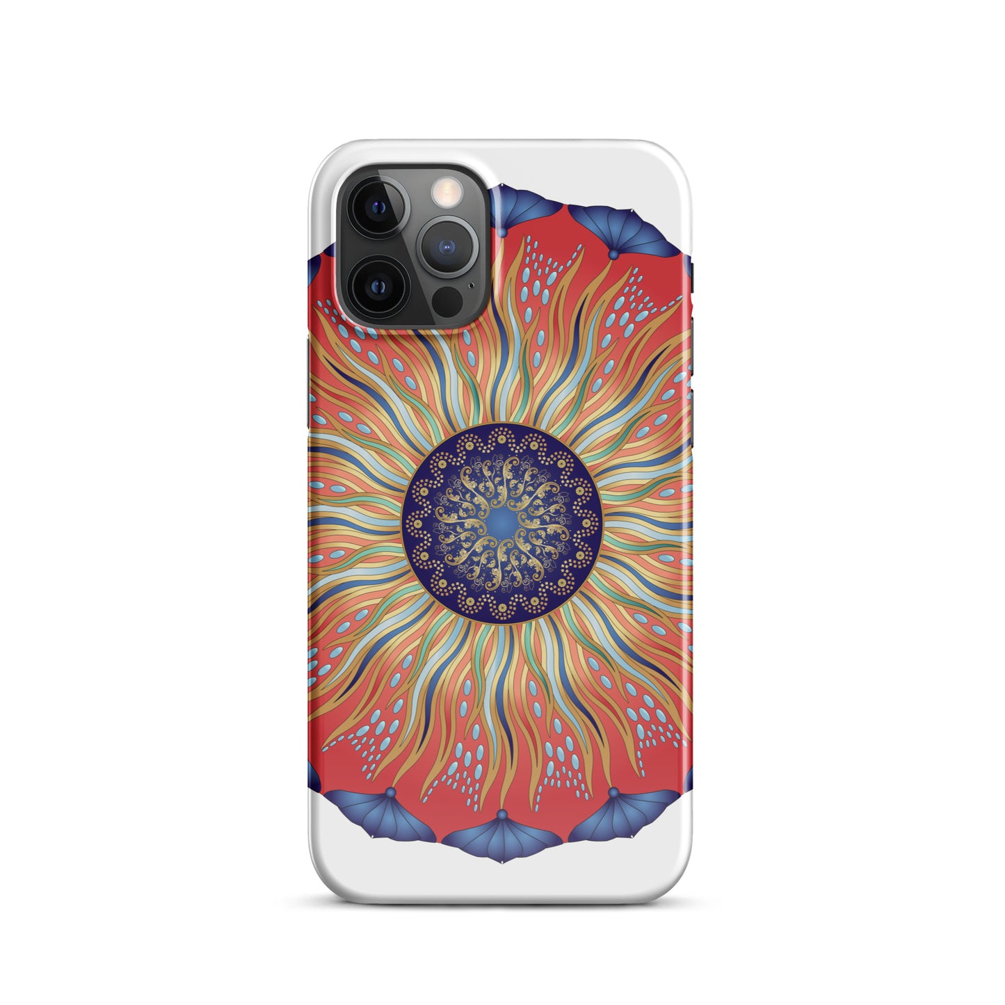 Snap case for iPhone® Kukloso Circularium Mandala No 2627 - Free Shipping